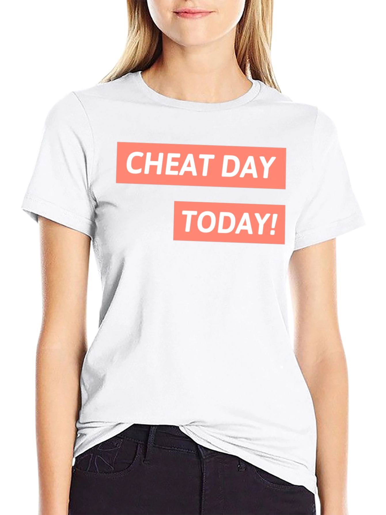 Cheat Day Today! Black T-Shirt