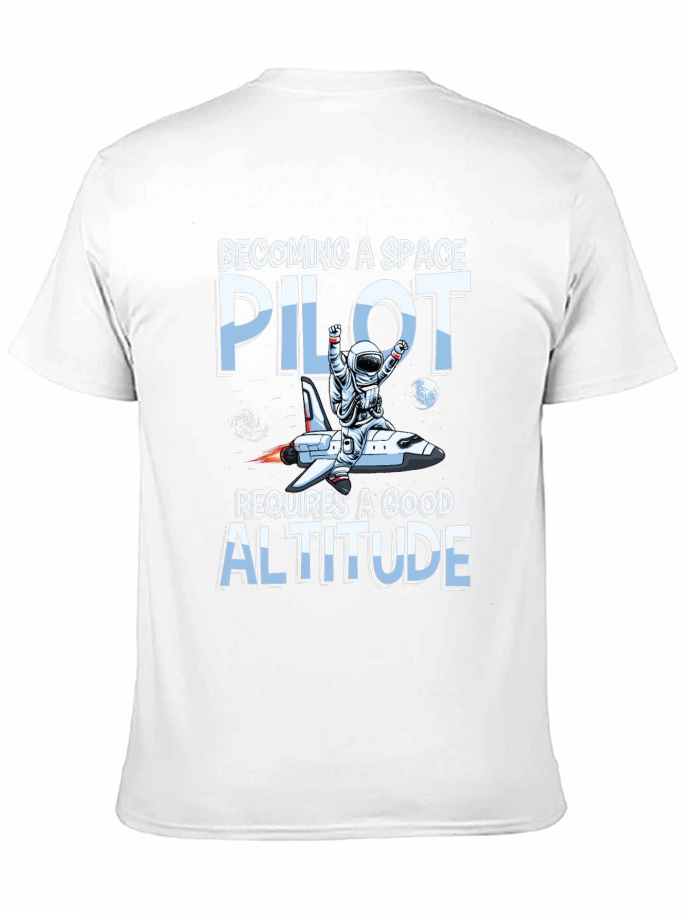 Space Pilot Altitude Graphic T-Shirt