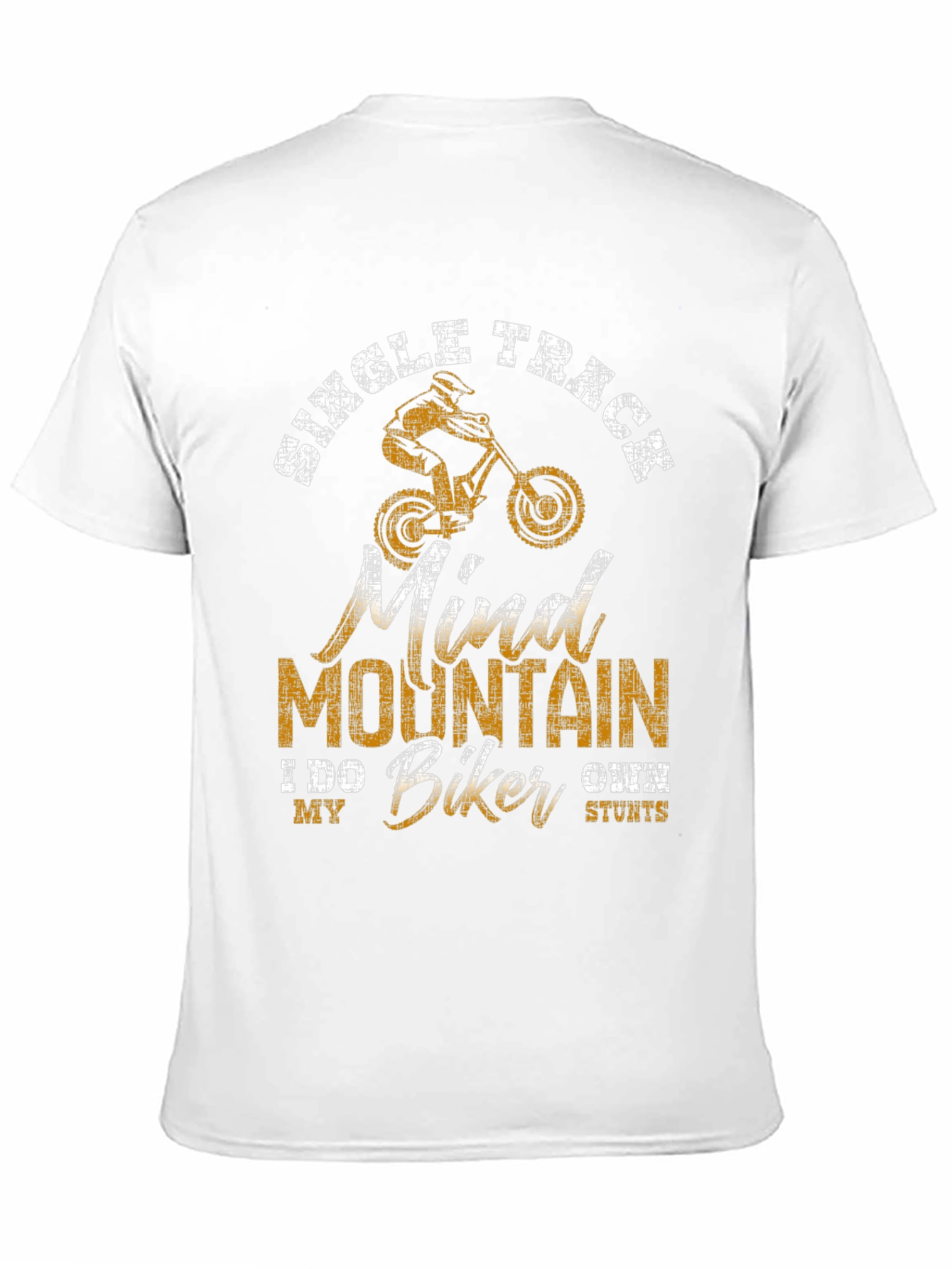 Single Track Mountain Biker T-Shirt