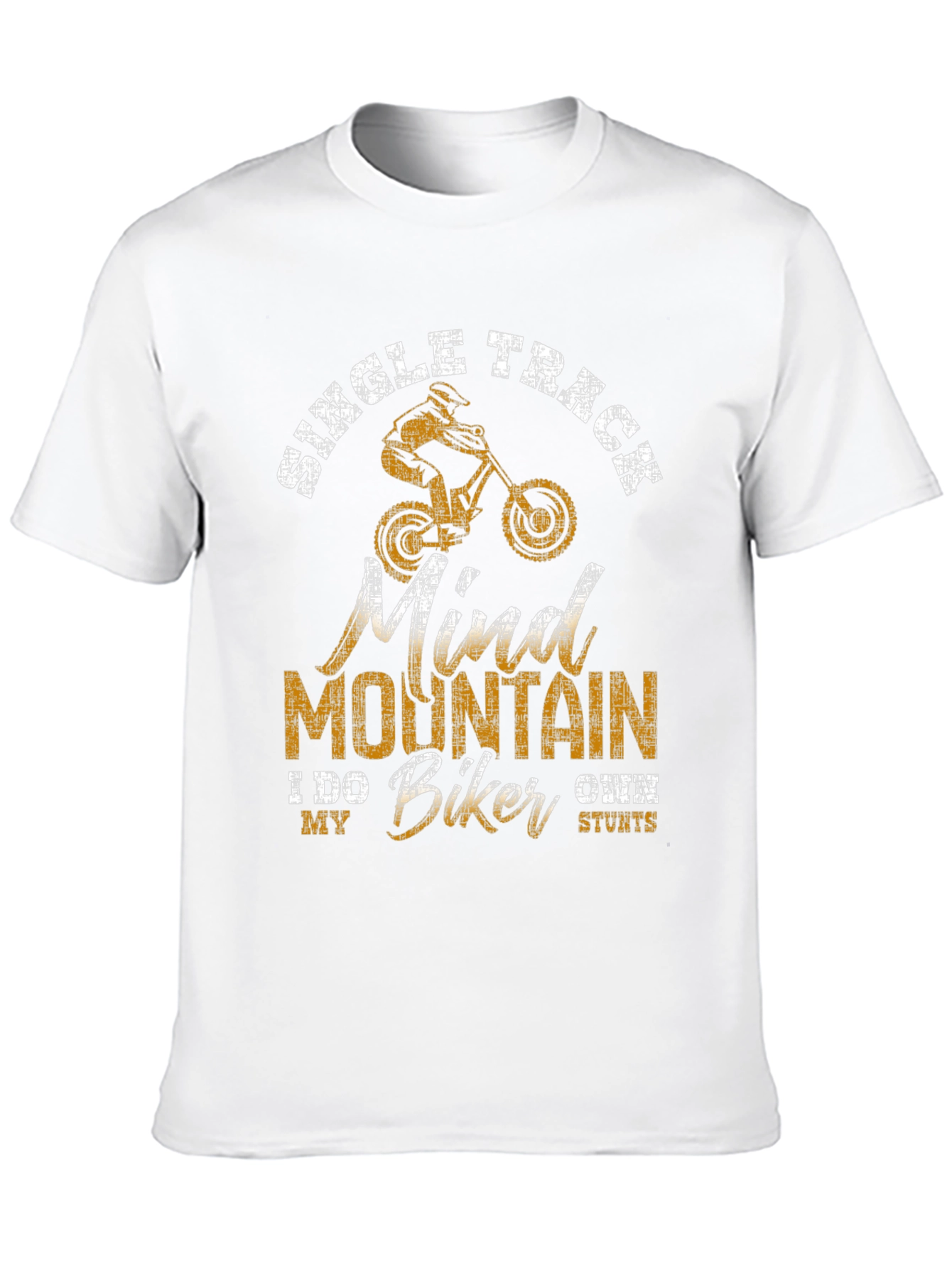 Single Track Mountain Biker T-Shirt
