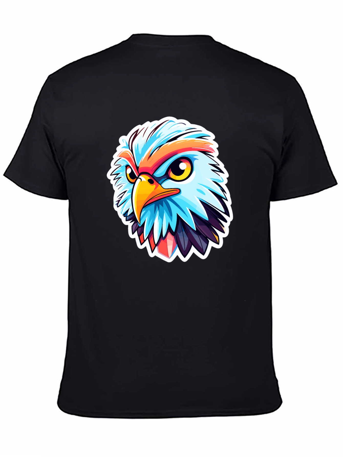 Cool Eagle Graphic Black T-Shirt