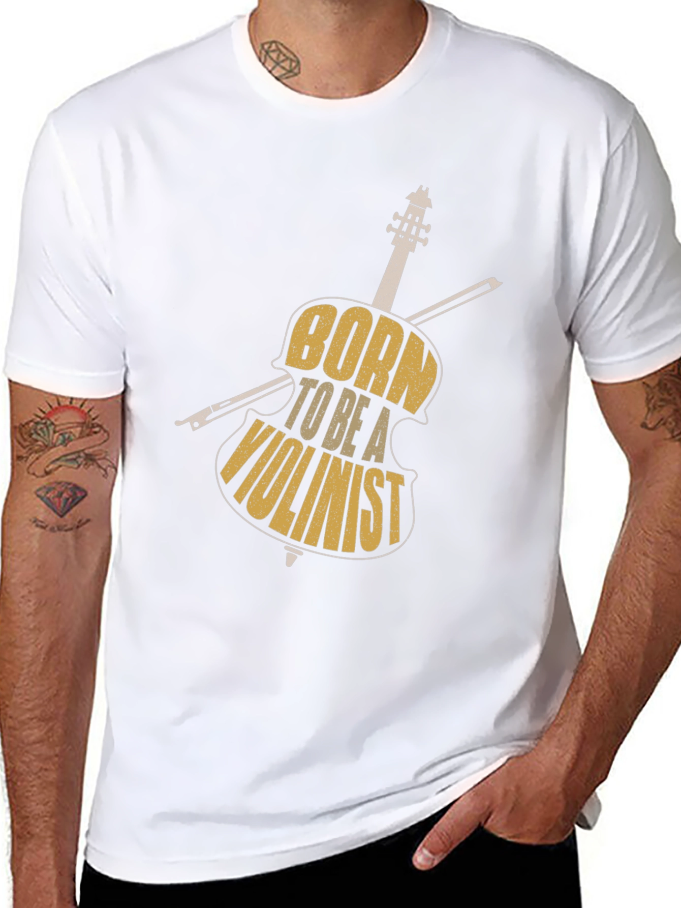 Born to Be a Violinist Graphic T-Shirt