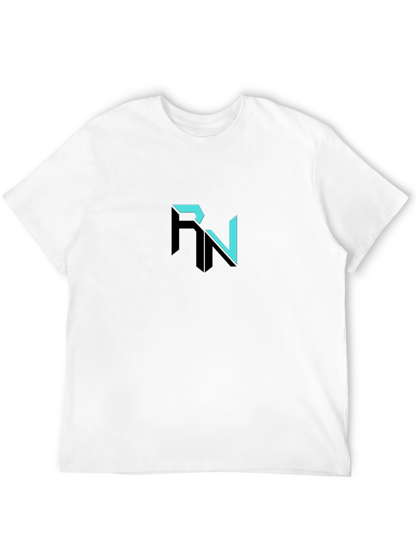 Stylish Black RN Graphic Tee