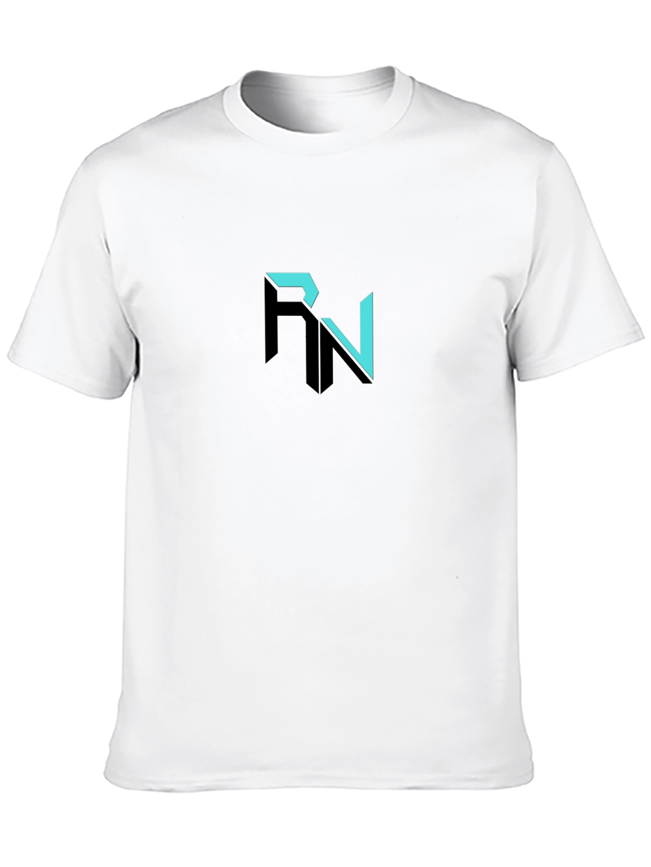 Stylish Black RN Graphic Tee