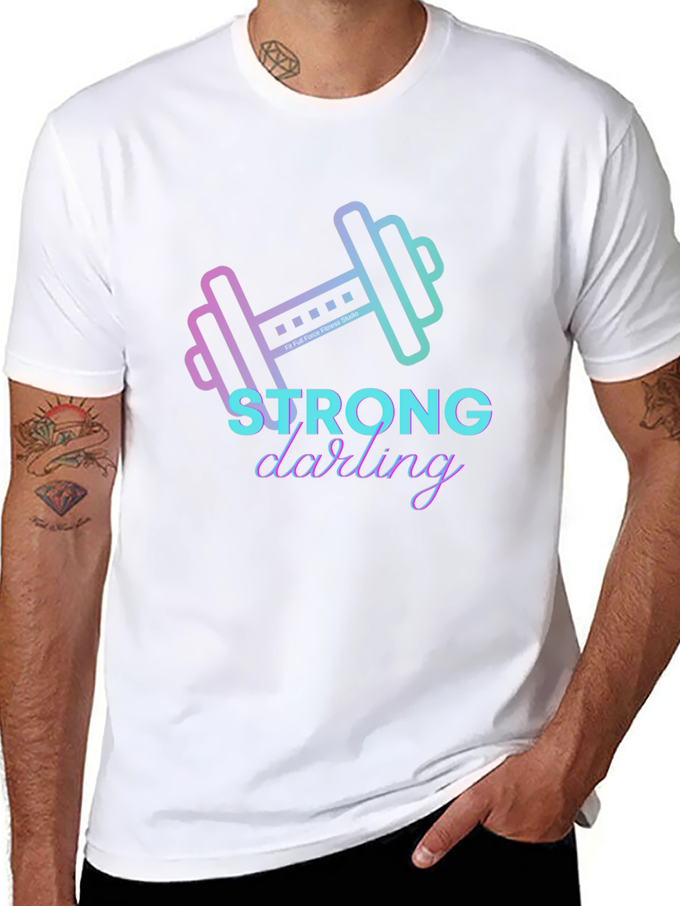 Strong Darling Graphic T-Shirt - Black