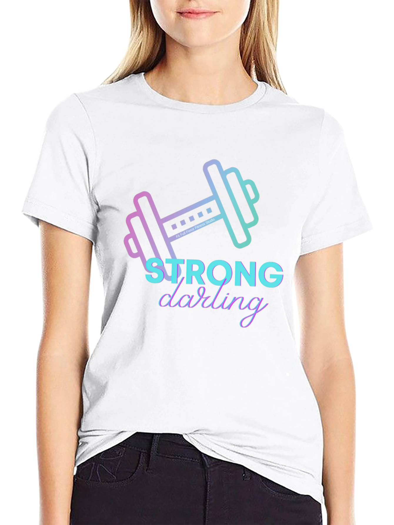Strong Darling Graphic T-Shirt - Black