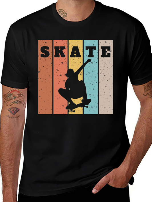 Retro Skate T-Shirt - Skateboarder Design