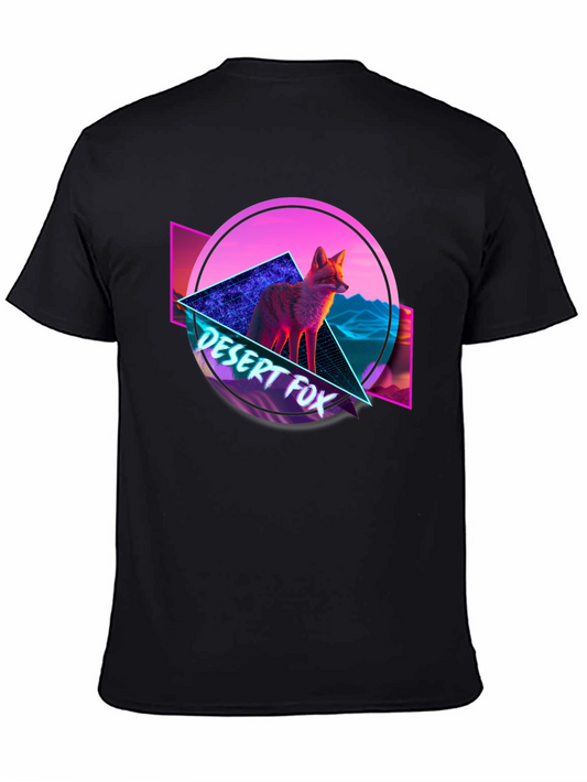 Retro Desert Fox Graphic T-Shirt