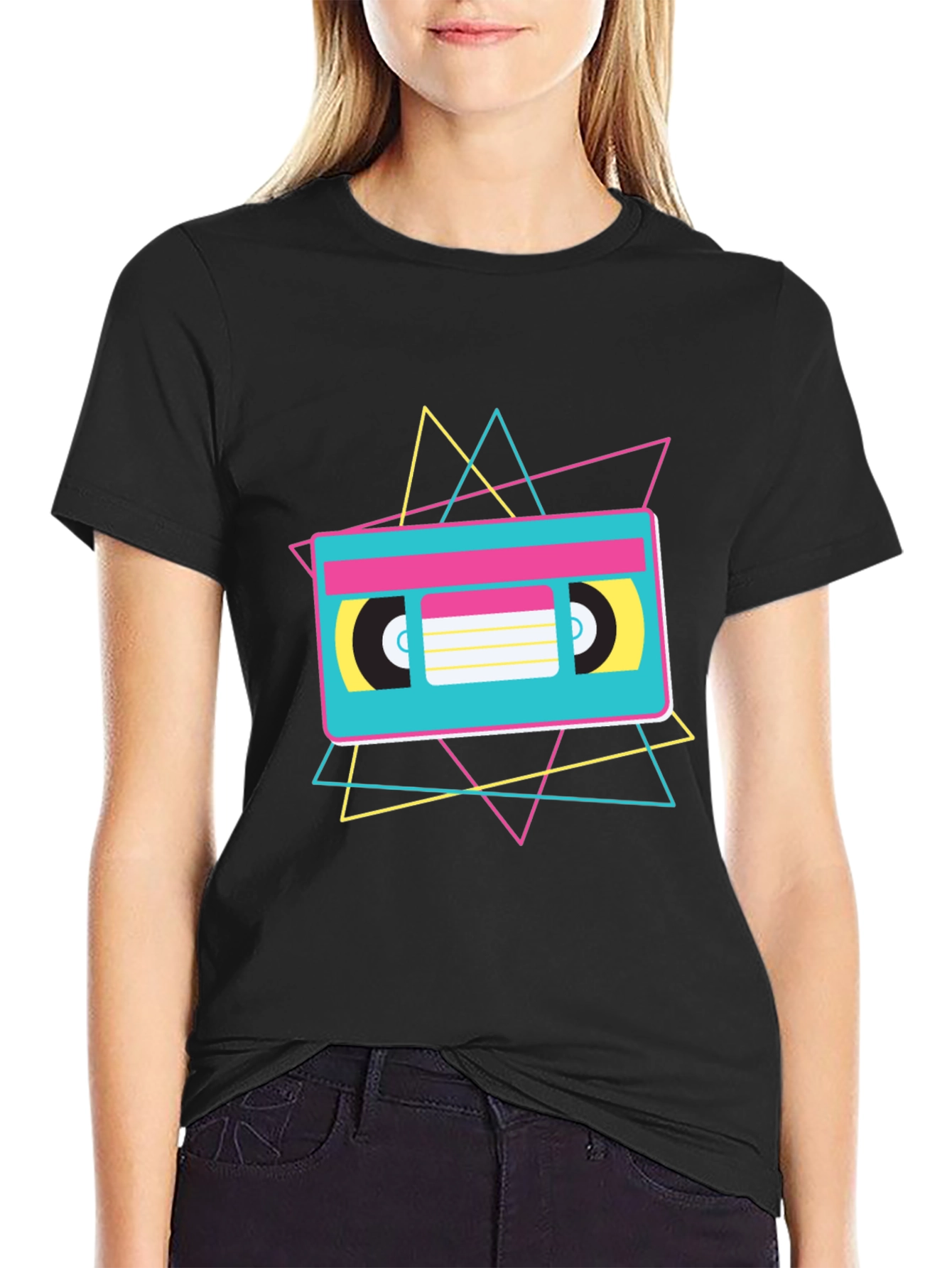 Retro Cassette Tape Graphic T-Shirt