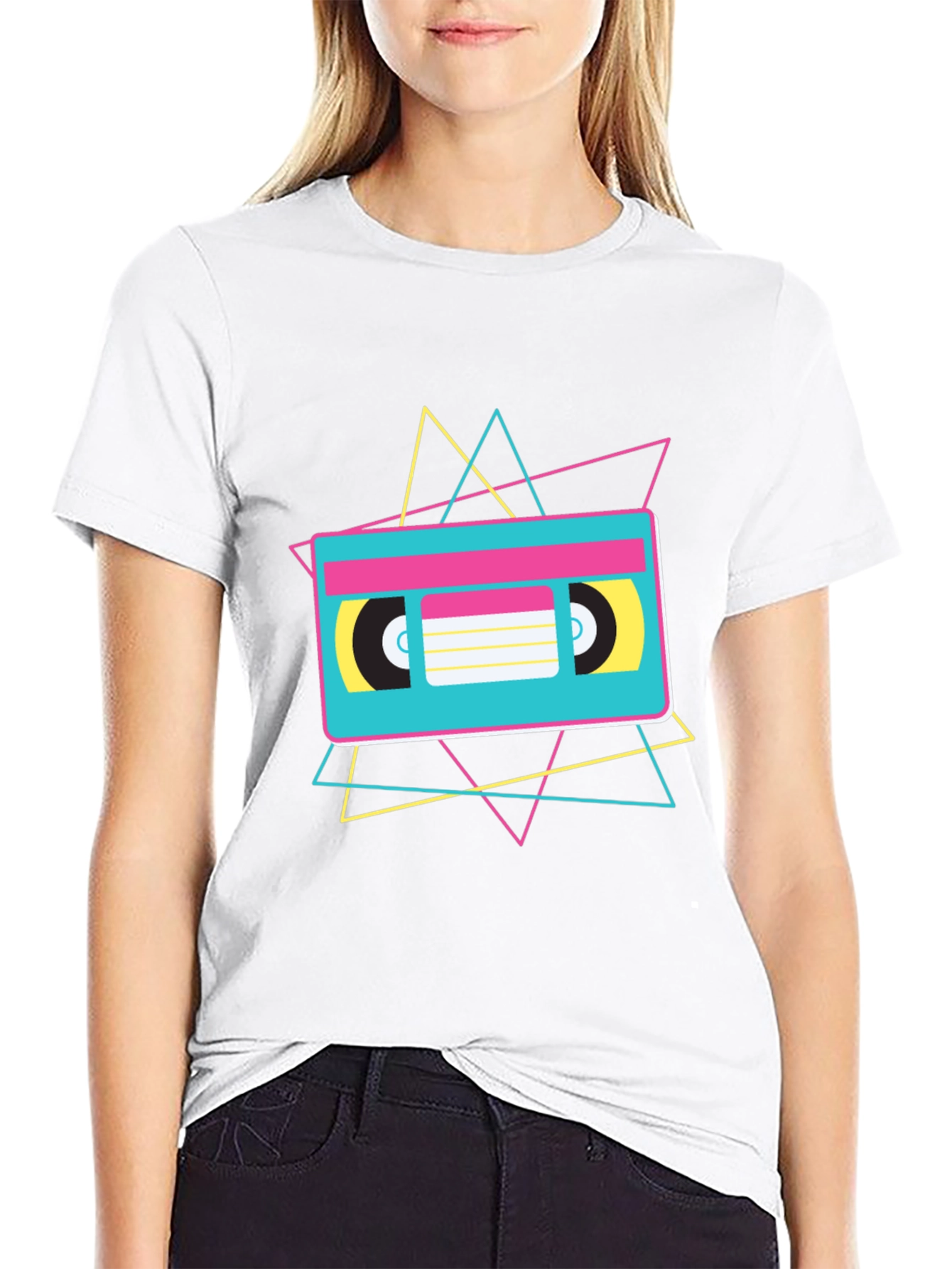 Retro Cassette Tape Graphic T-Shirt