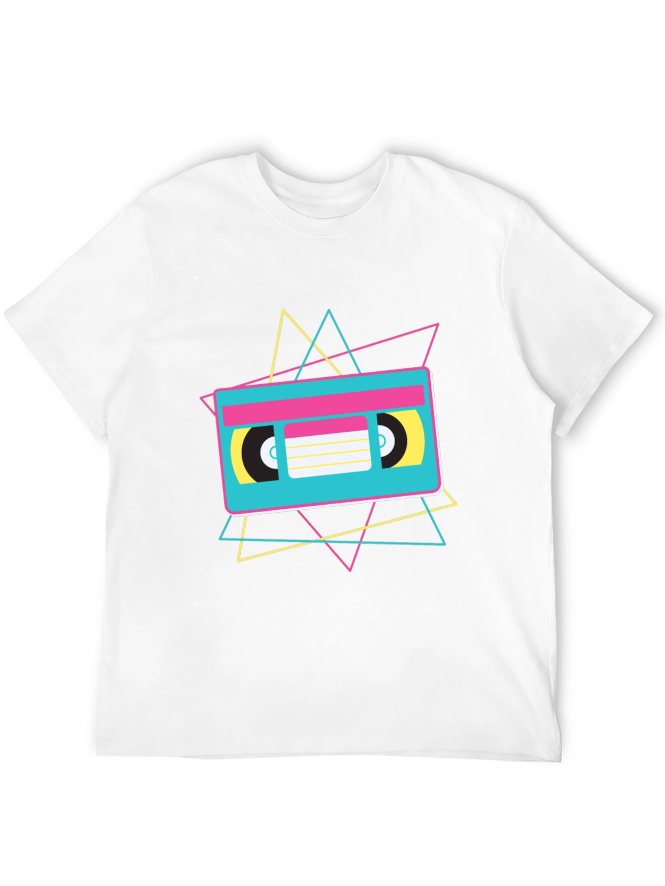 Retro Cassette Tape Graphic T-Shirt