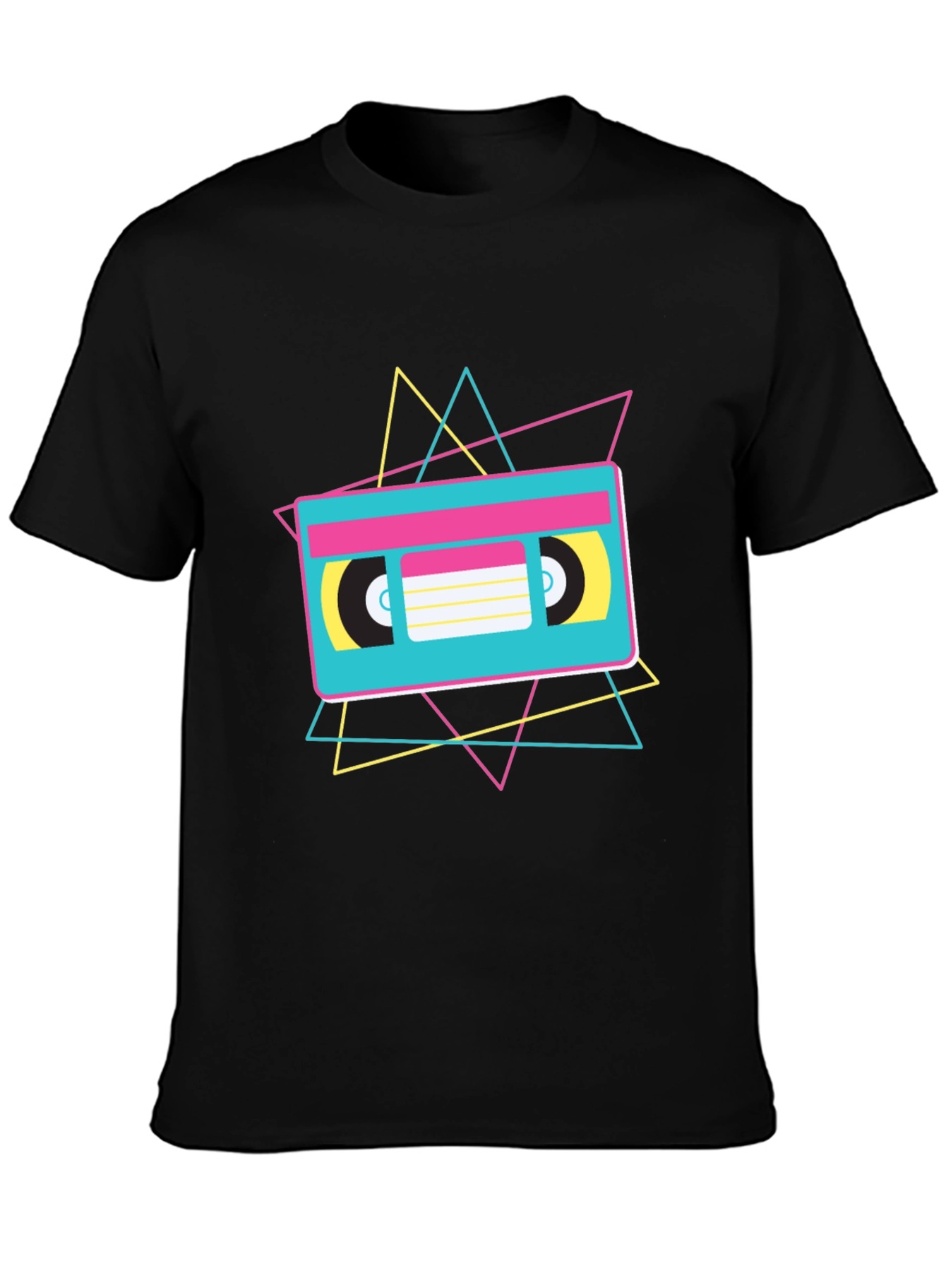 Retro Cassette Tape Graphic T-Shirt