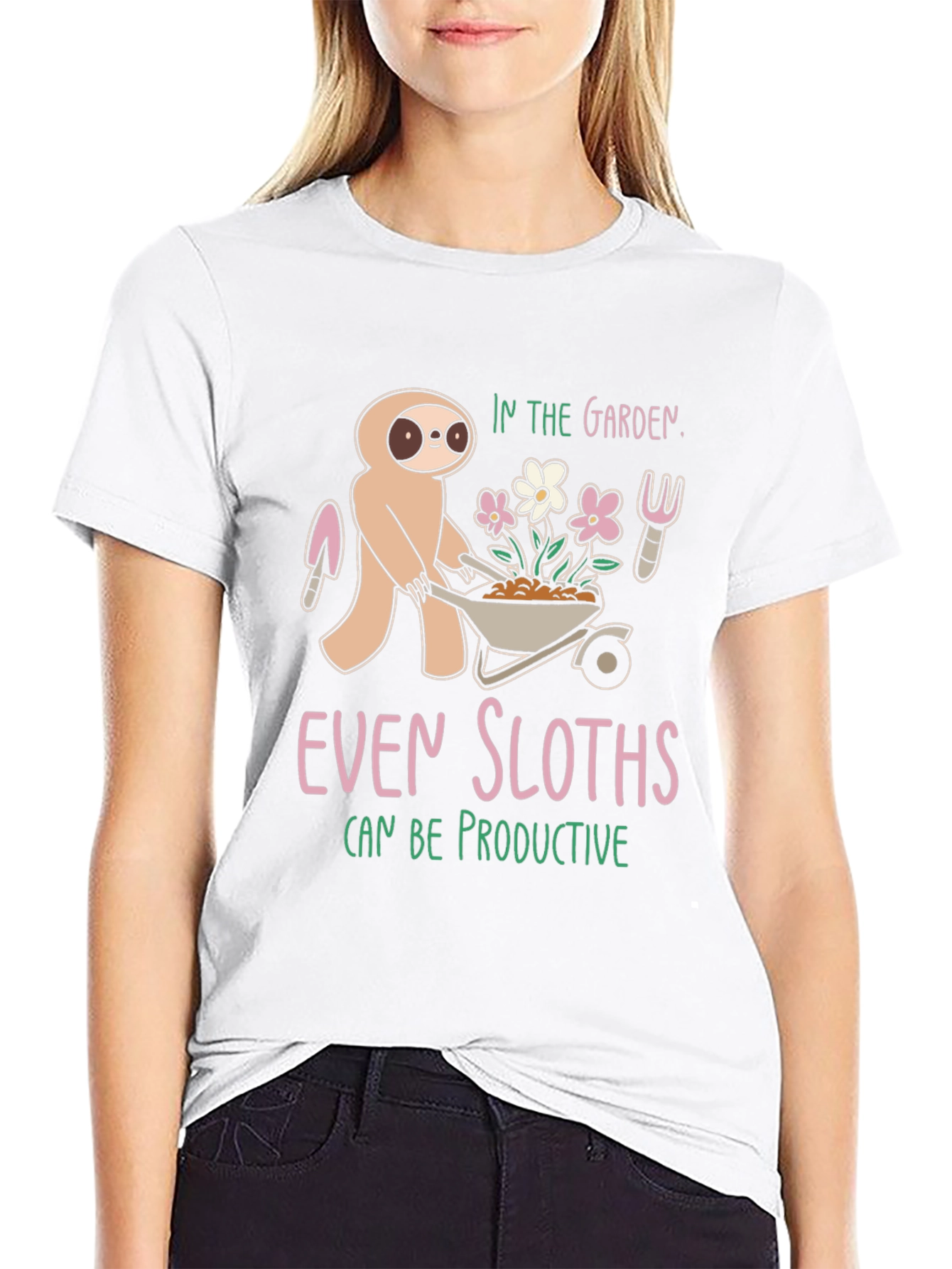 Sloth Gardener T-Shirt: Even Sloths Can Be Productive!