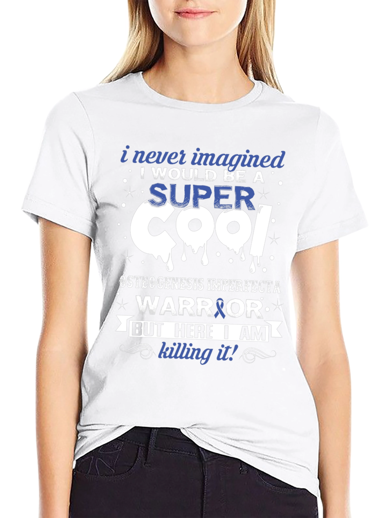 Super Cool Warrior Osteogenesis Imperfecta T-Shirt