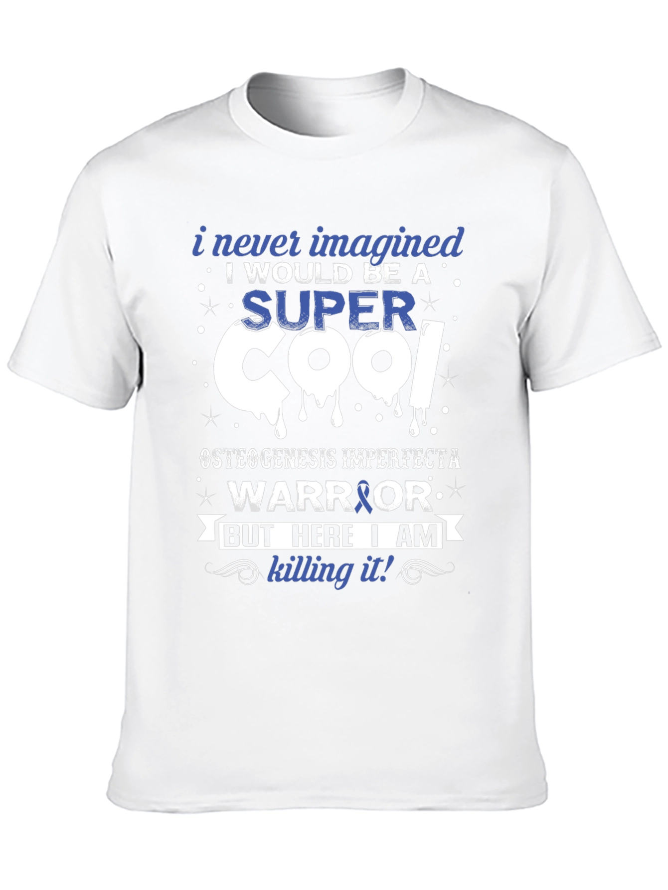 Super Cool Warrior Osteogenesis Imperfecta T-Shirt