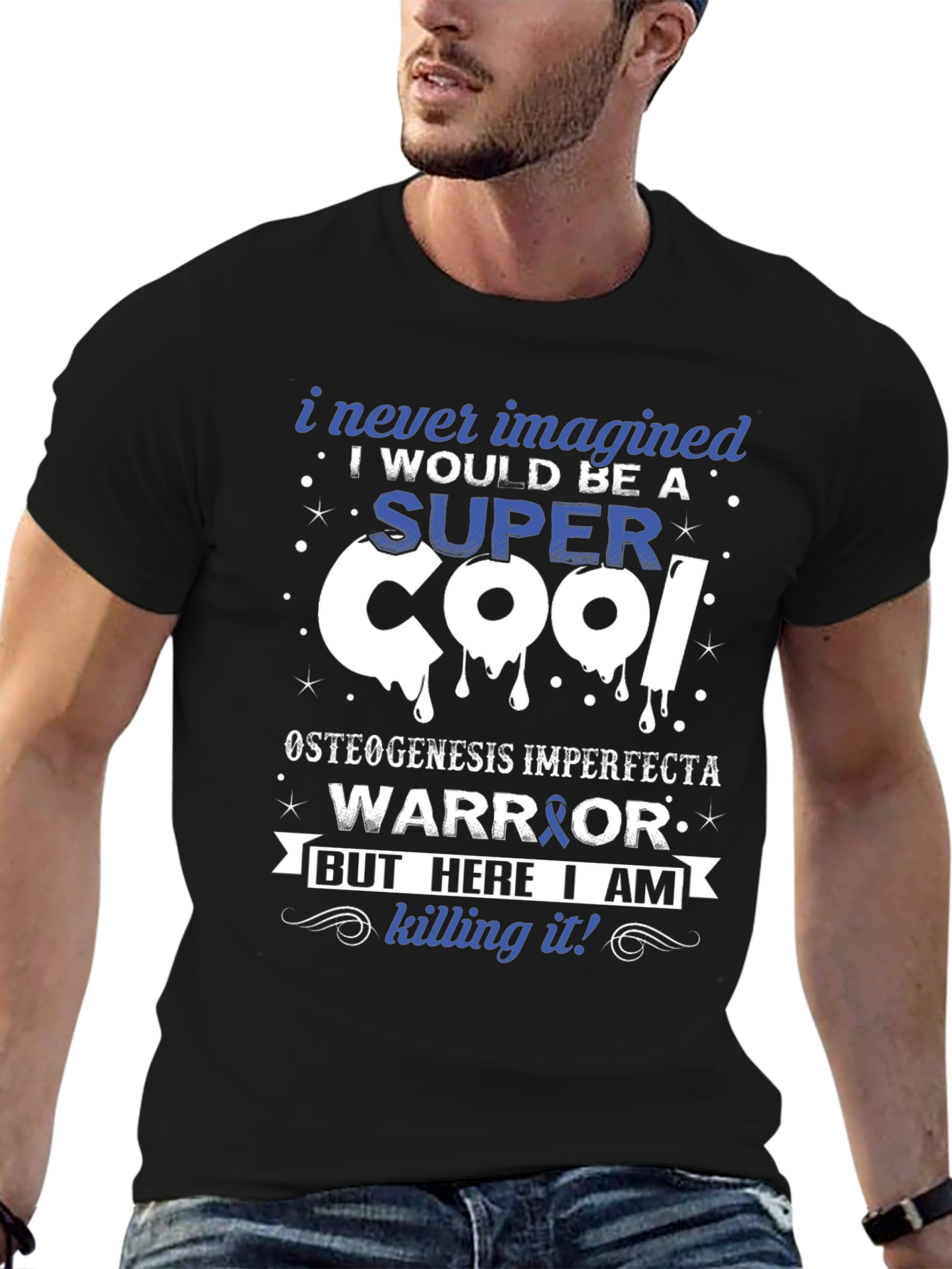Super Cool Warrior Osteogenesis Imperfecta T-Shirt