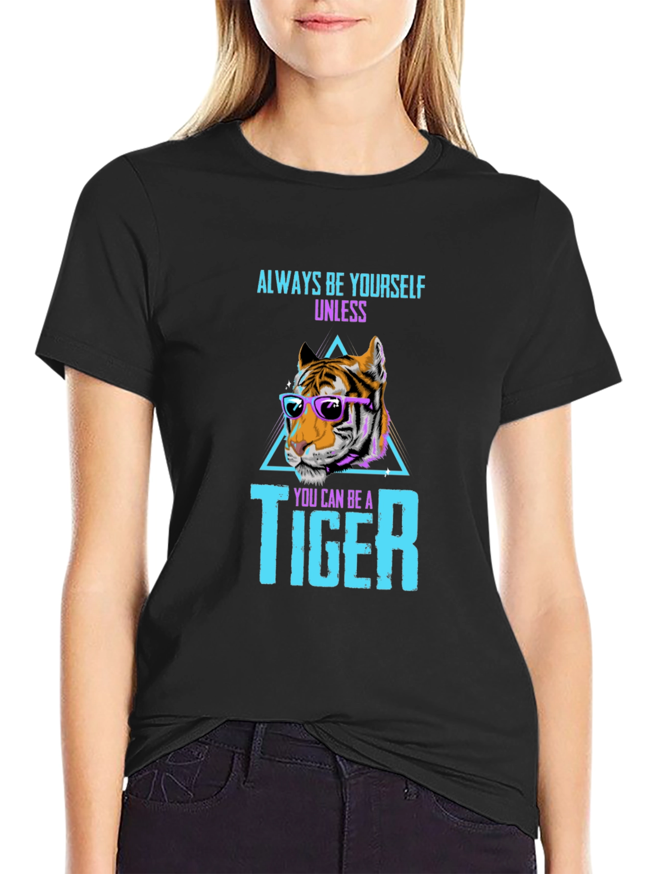 Always Be Yourself Tiger Graphic Tee