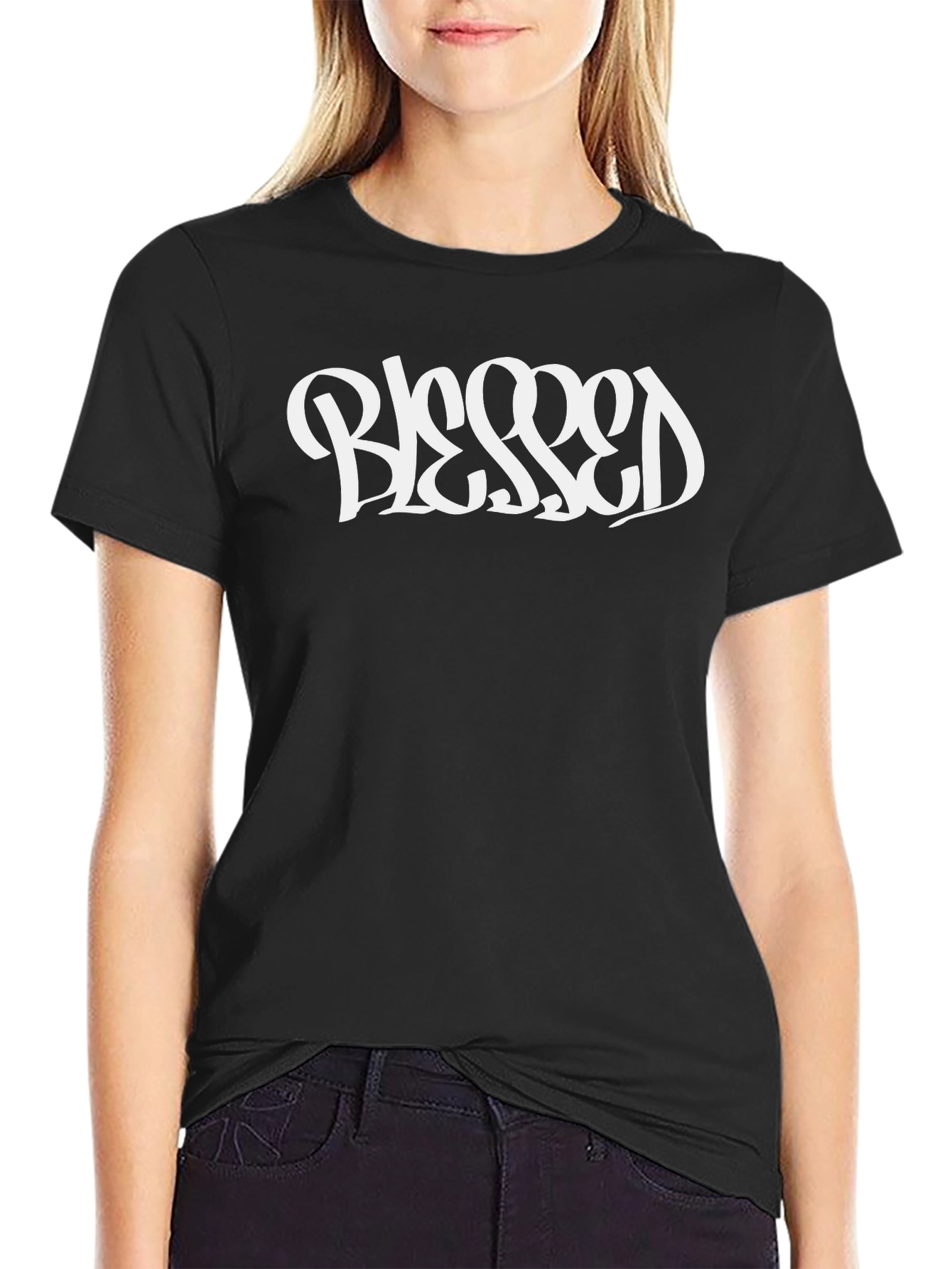 Blessed Black Graphic Tee