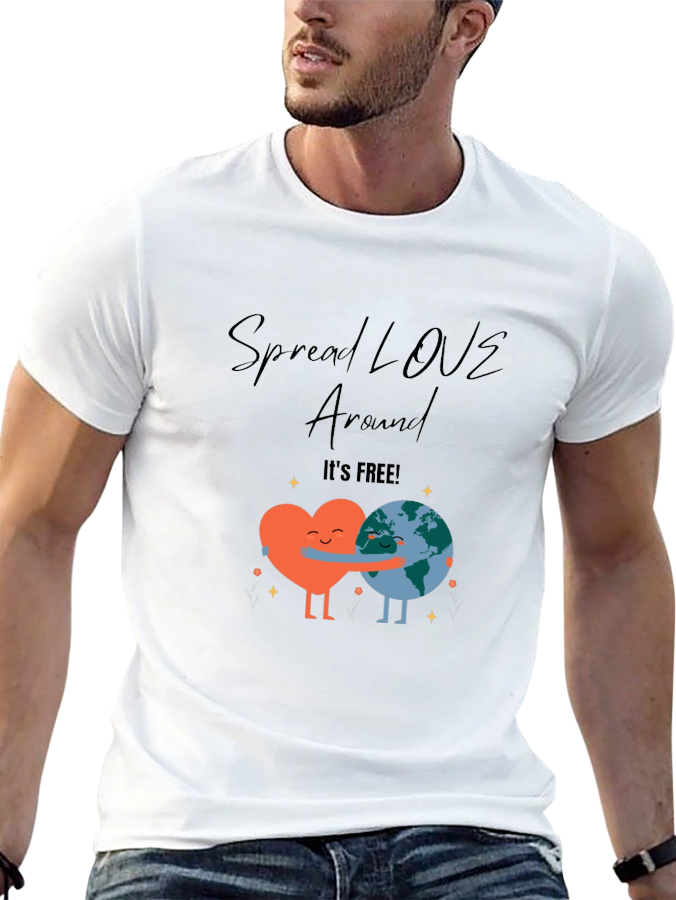 Spread Love Around Graphic T-Shirt