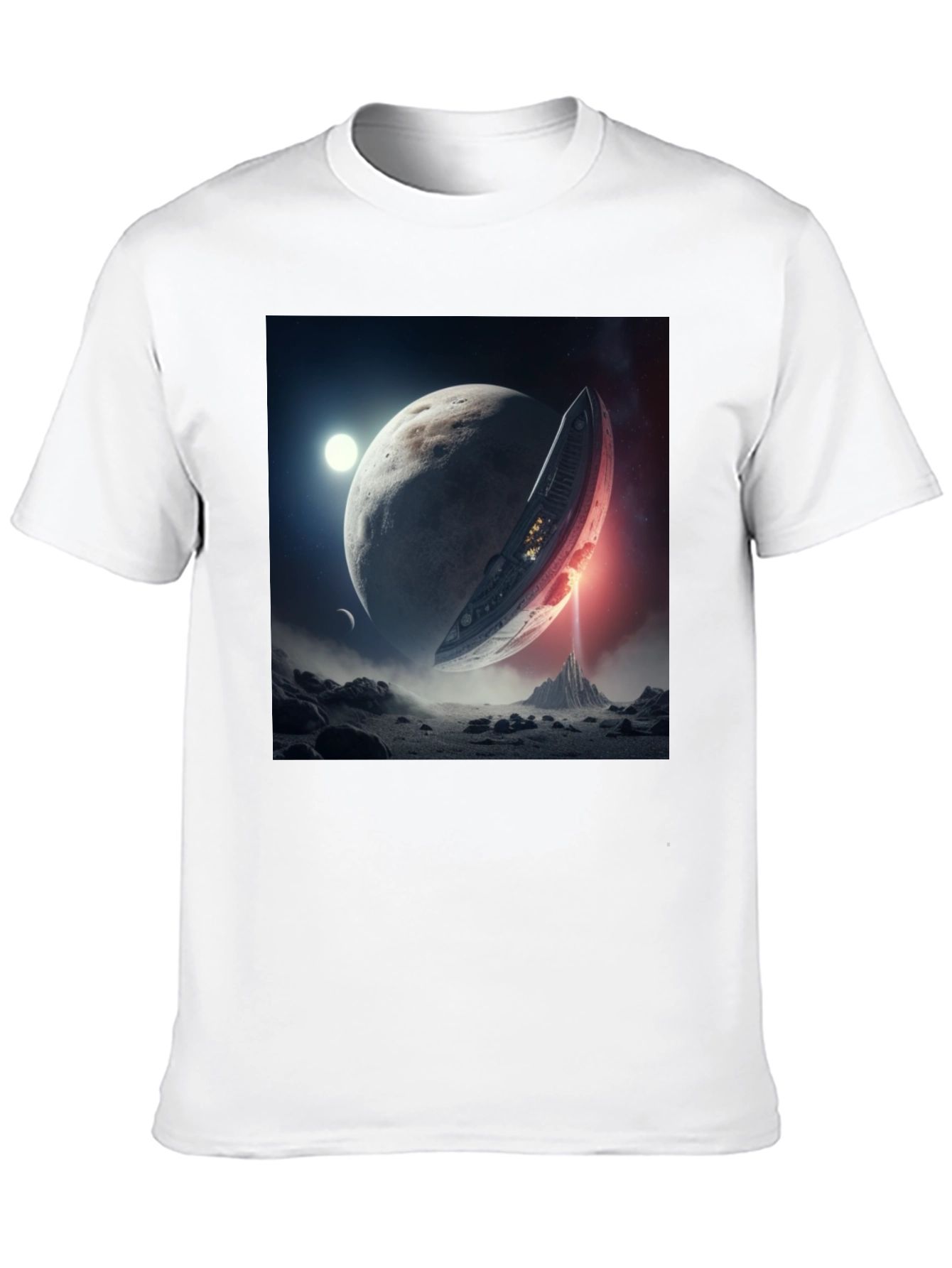 Sci-Fi Planet Landing T-Shirt