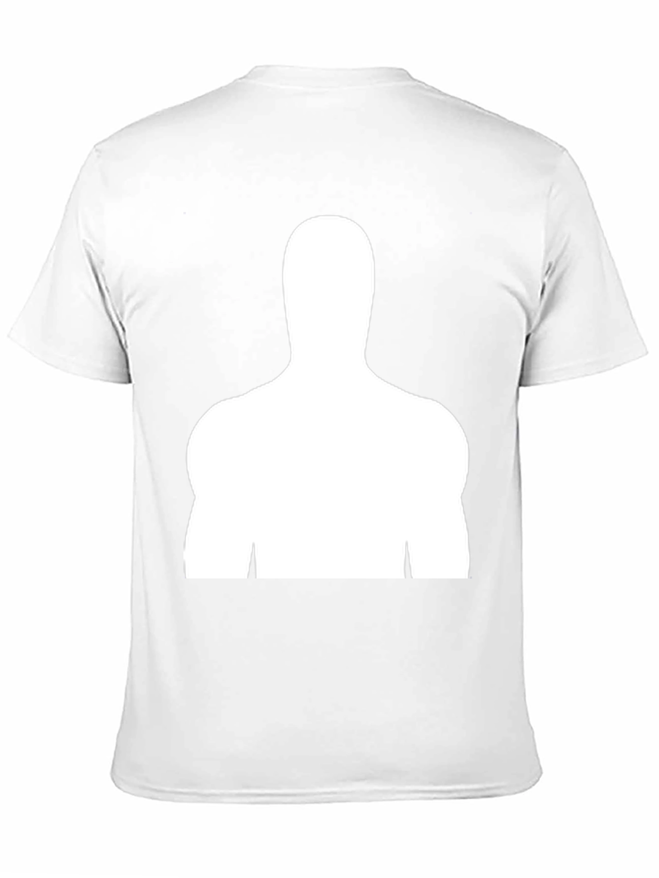 Silhouette Graphic Tee - Black Cotton Blend Shirt
