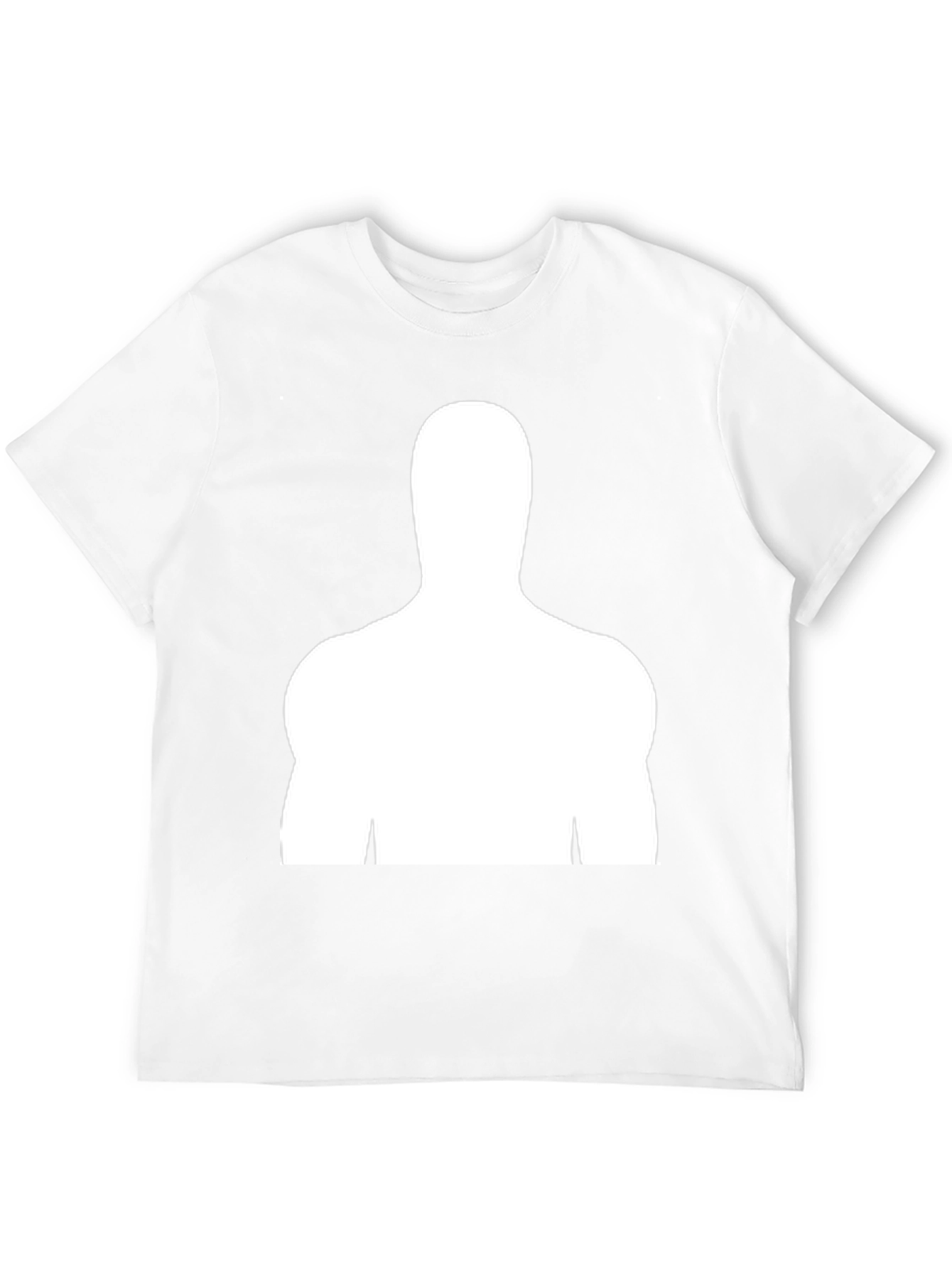 Silhouette Graphic Tee - Black Cotton Blend Shirt