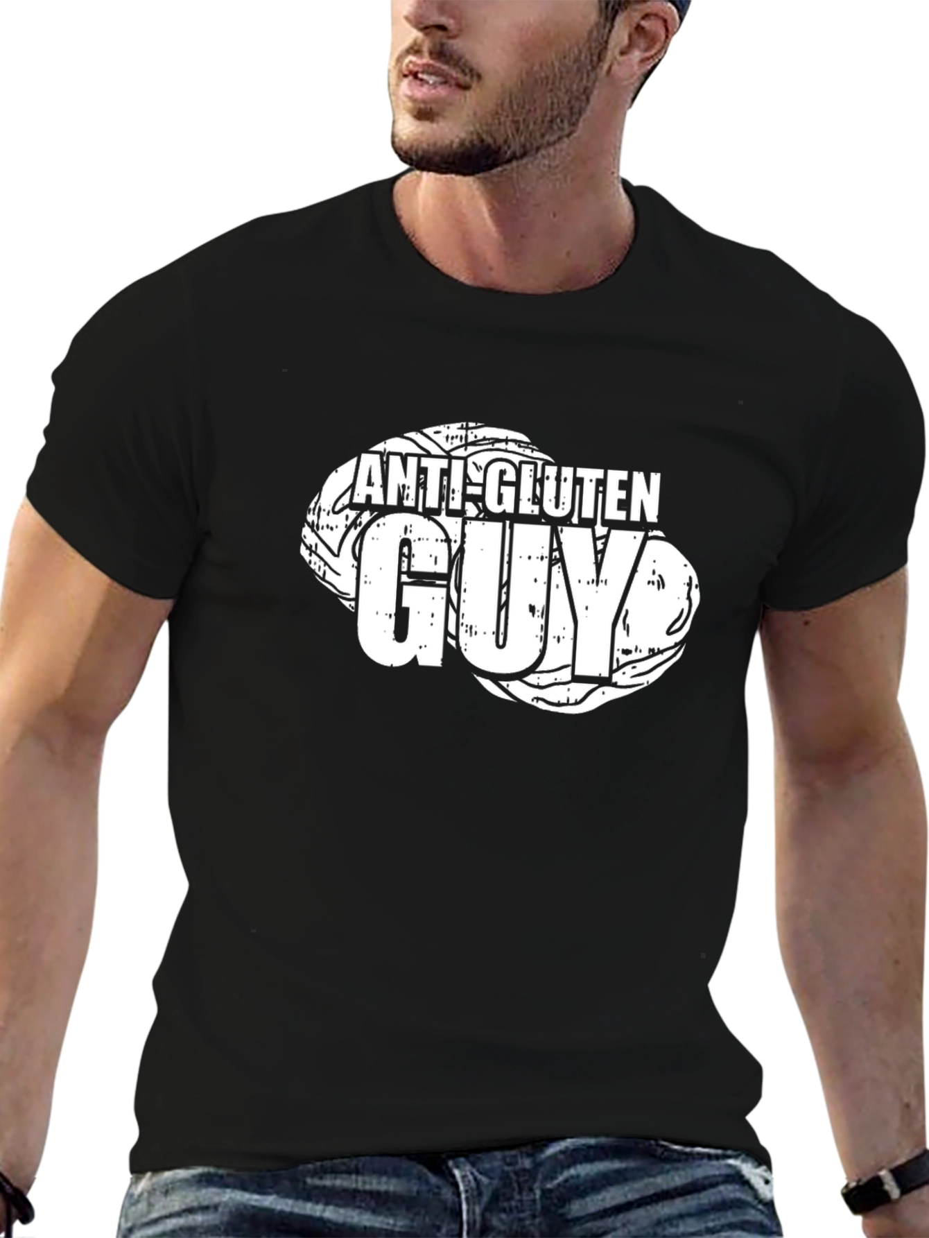 Anti-Gluten Guy T-Shirt - Novelty Tee