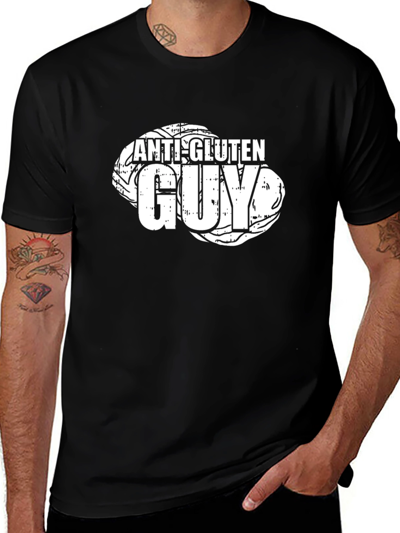 Anti-Gluten Guy T-Shirt - Novelty Tee