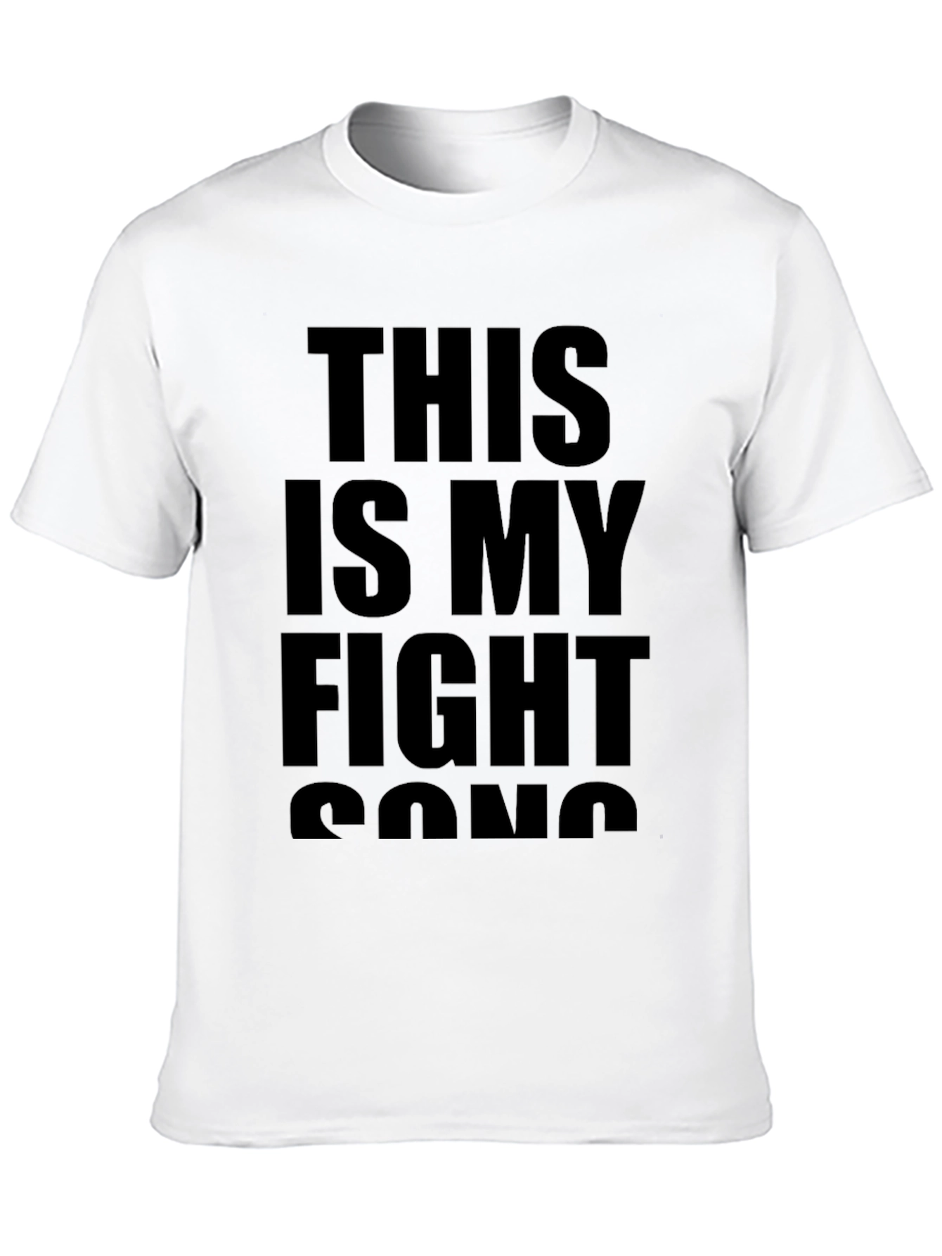 This Is My Fight Song Black T-Shirt