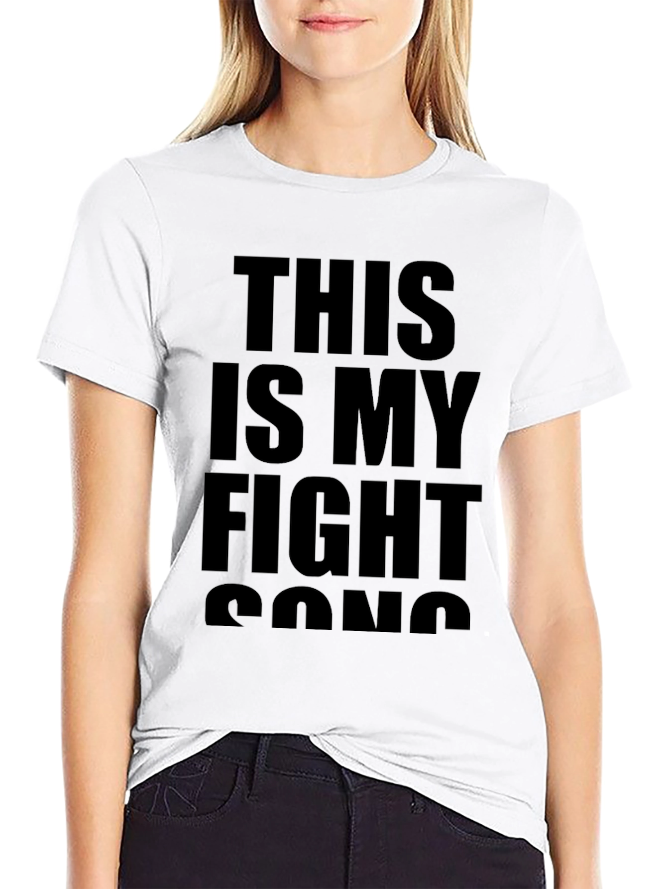 This Is My Fight Song Black T-Shirt