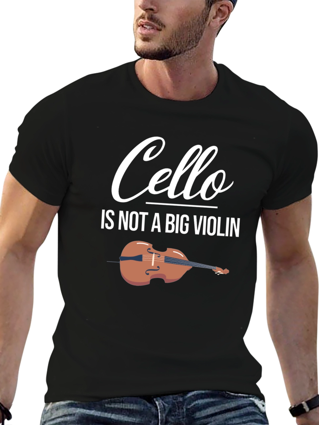 Cello Is Not A Big Violin Graphic Tee
