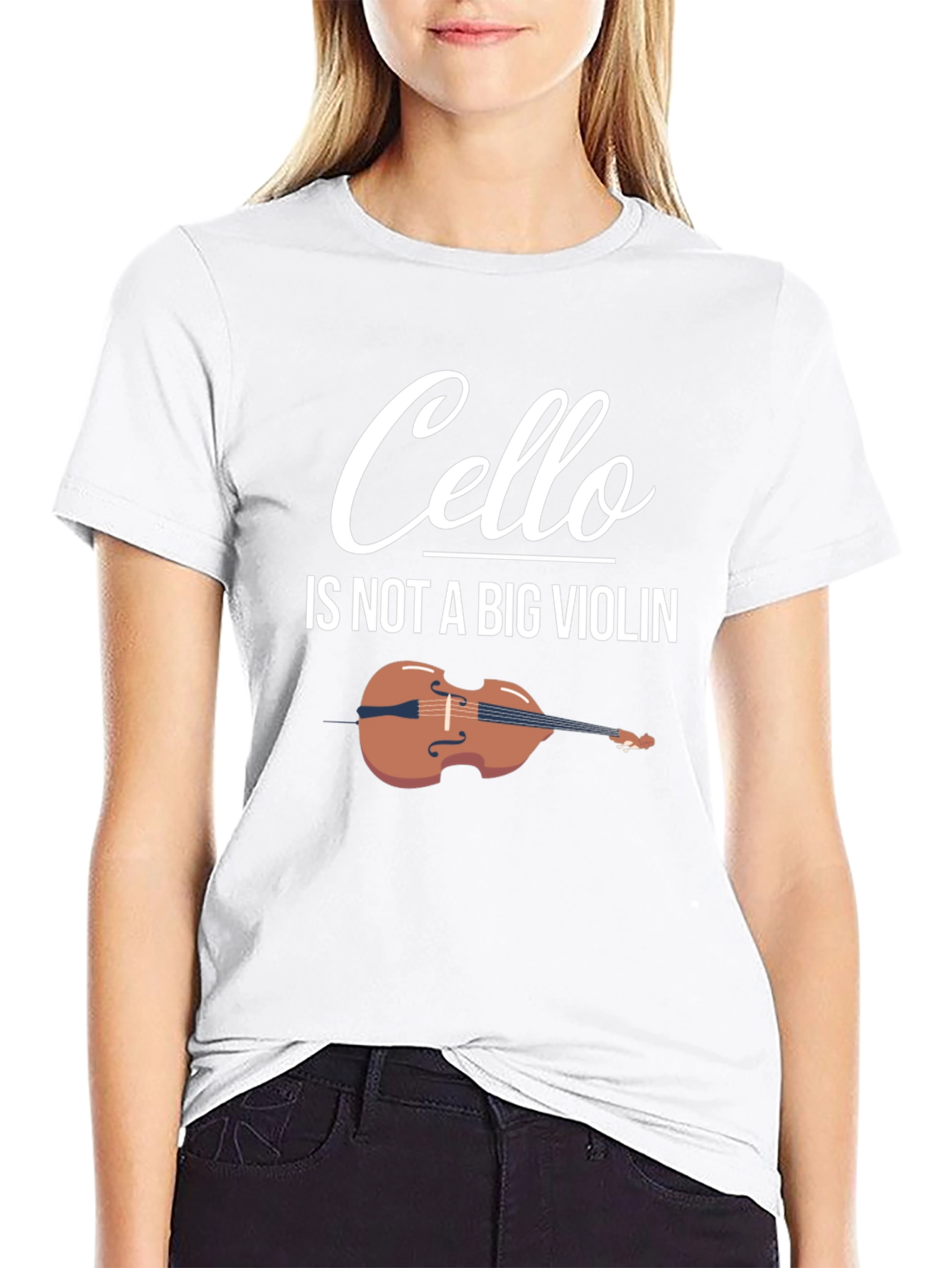 Cello Is Not A Big Violin Graphic Tee