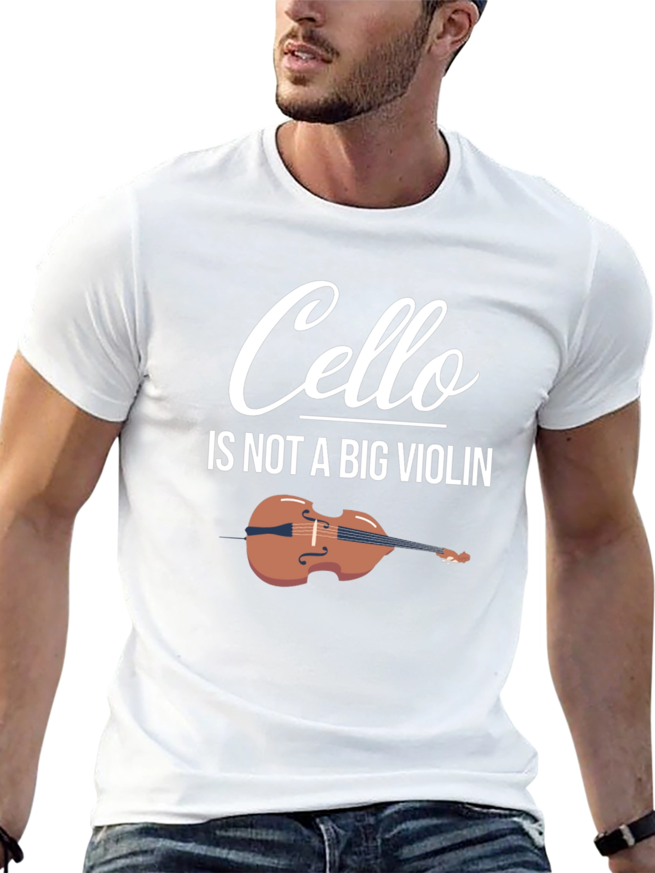 Cello Is Not A Big Violin Graphic Tee