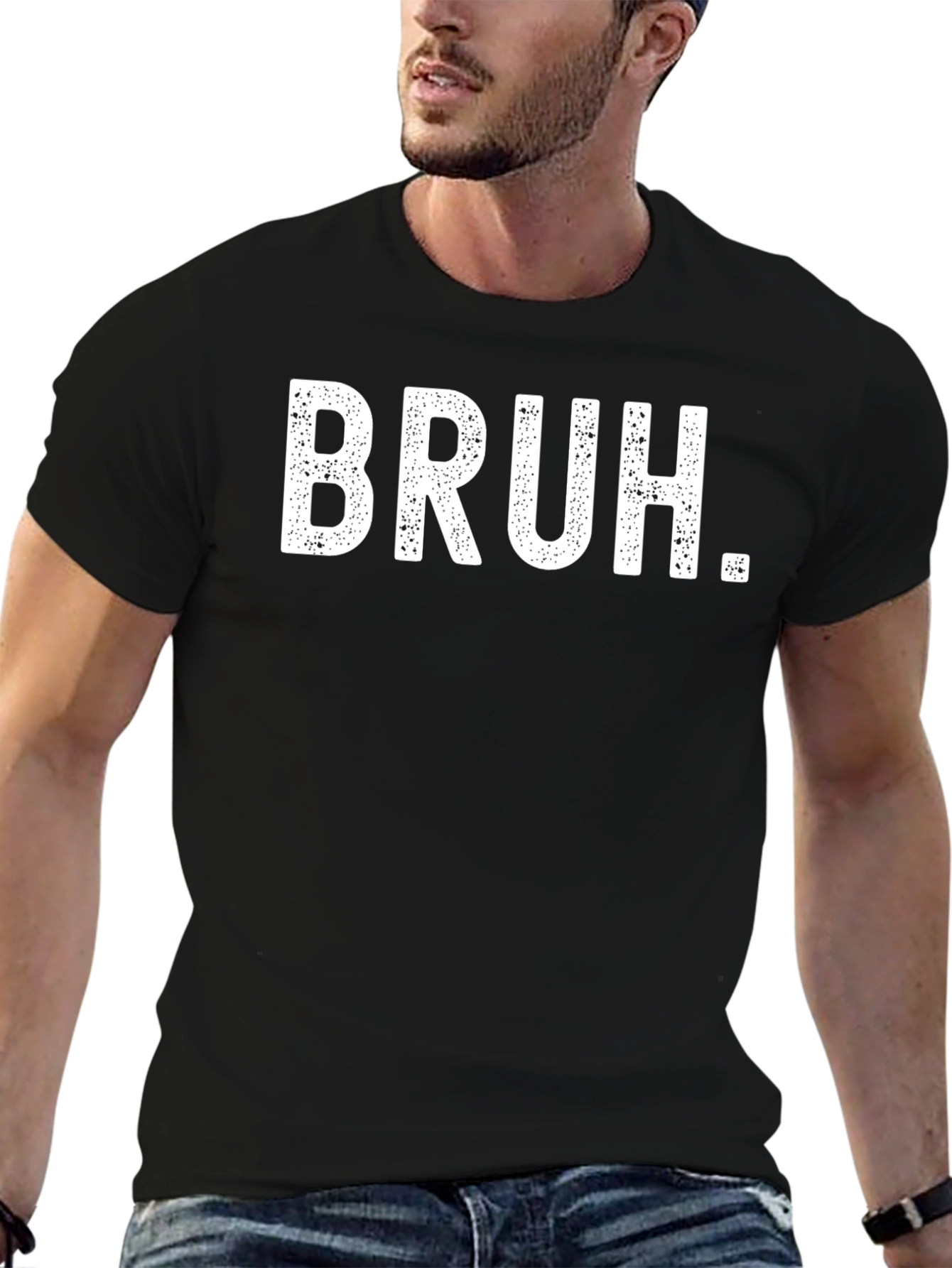 Bruh Graphic T-Shirt - Casual Style