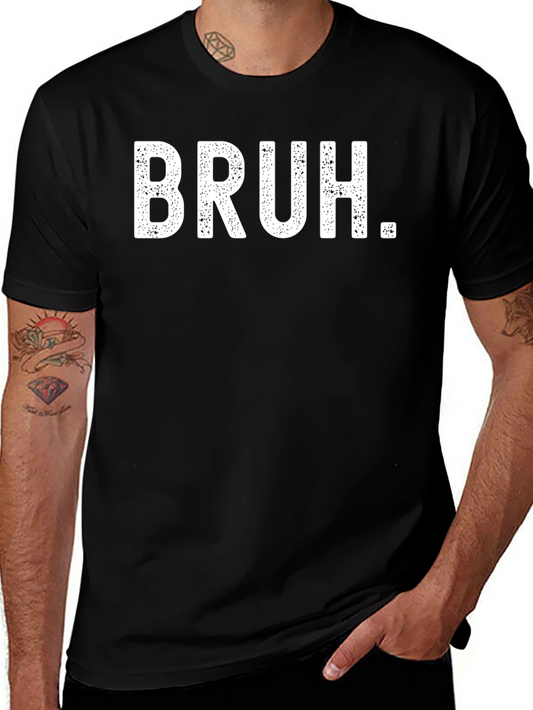 Bruh Graphic T-Shirt - Casual Style