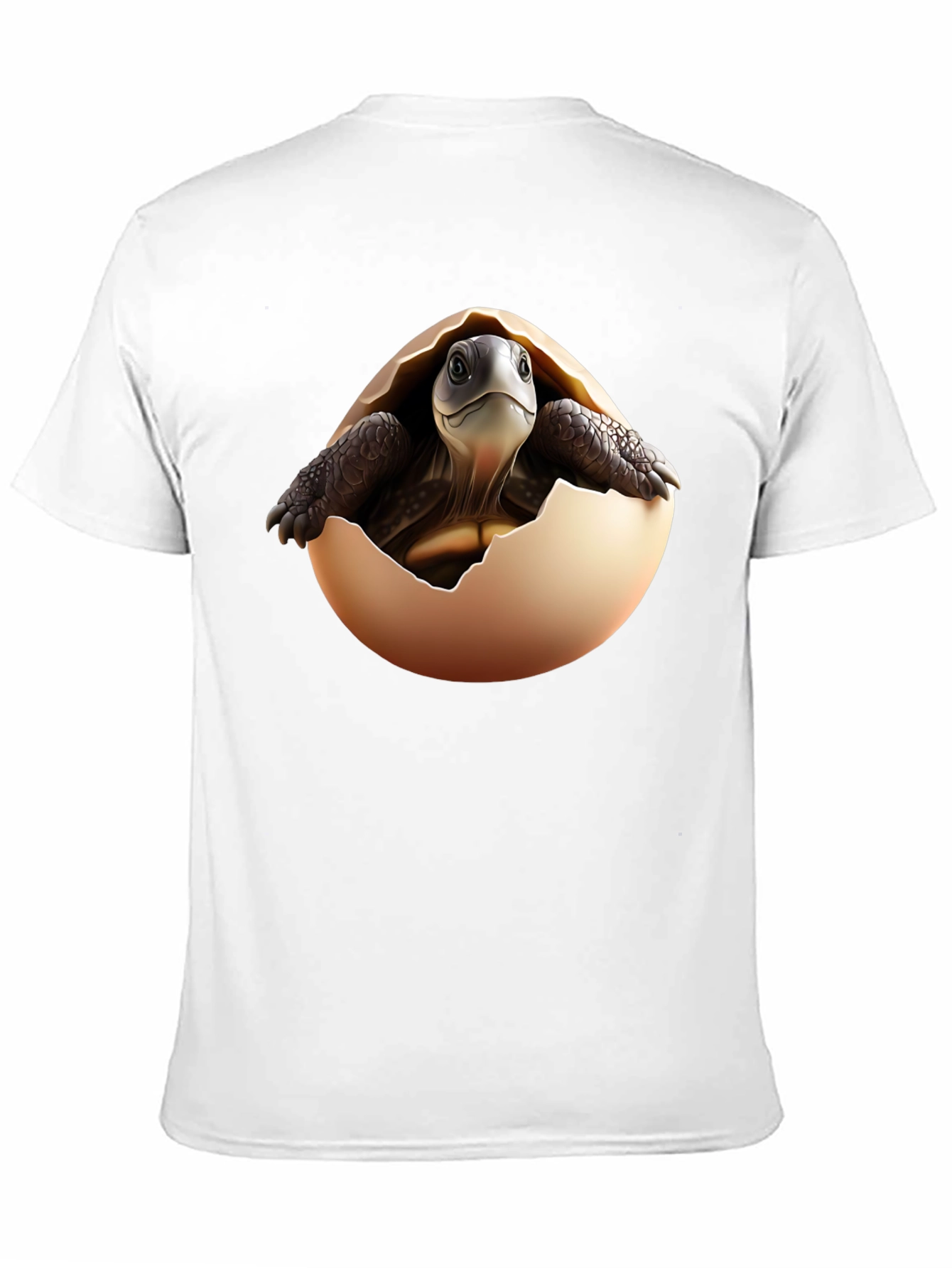 Turtle Hatching Black T-Shirt