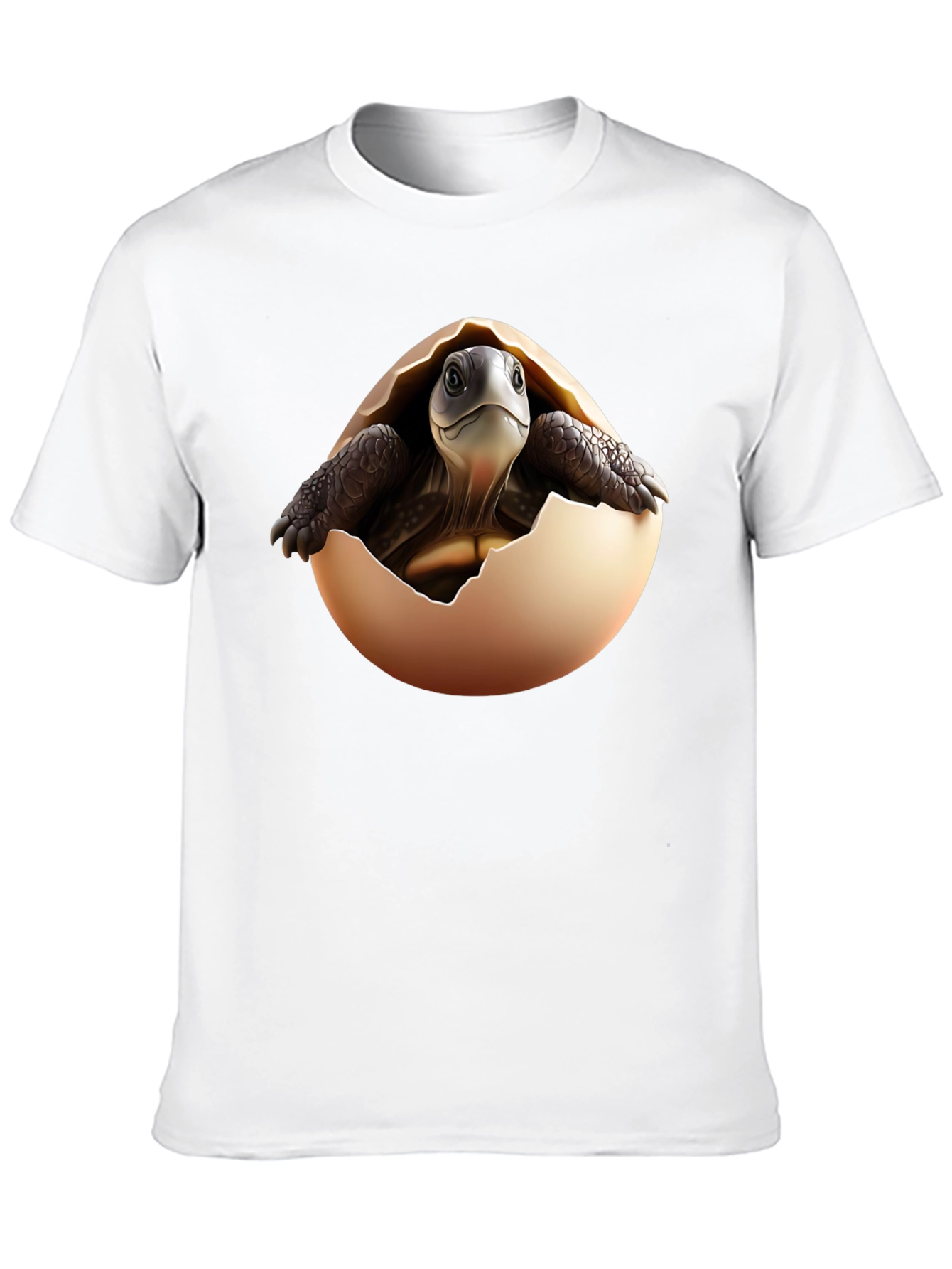 Turtle Hatching Black T-Shirt