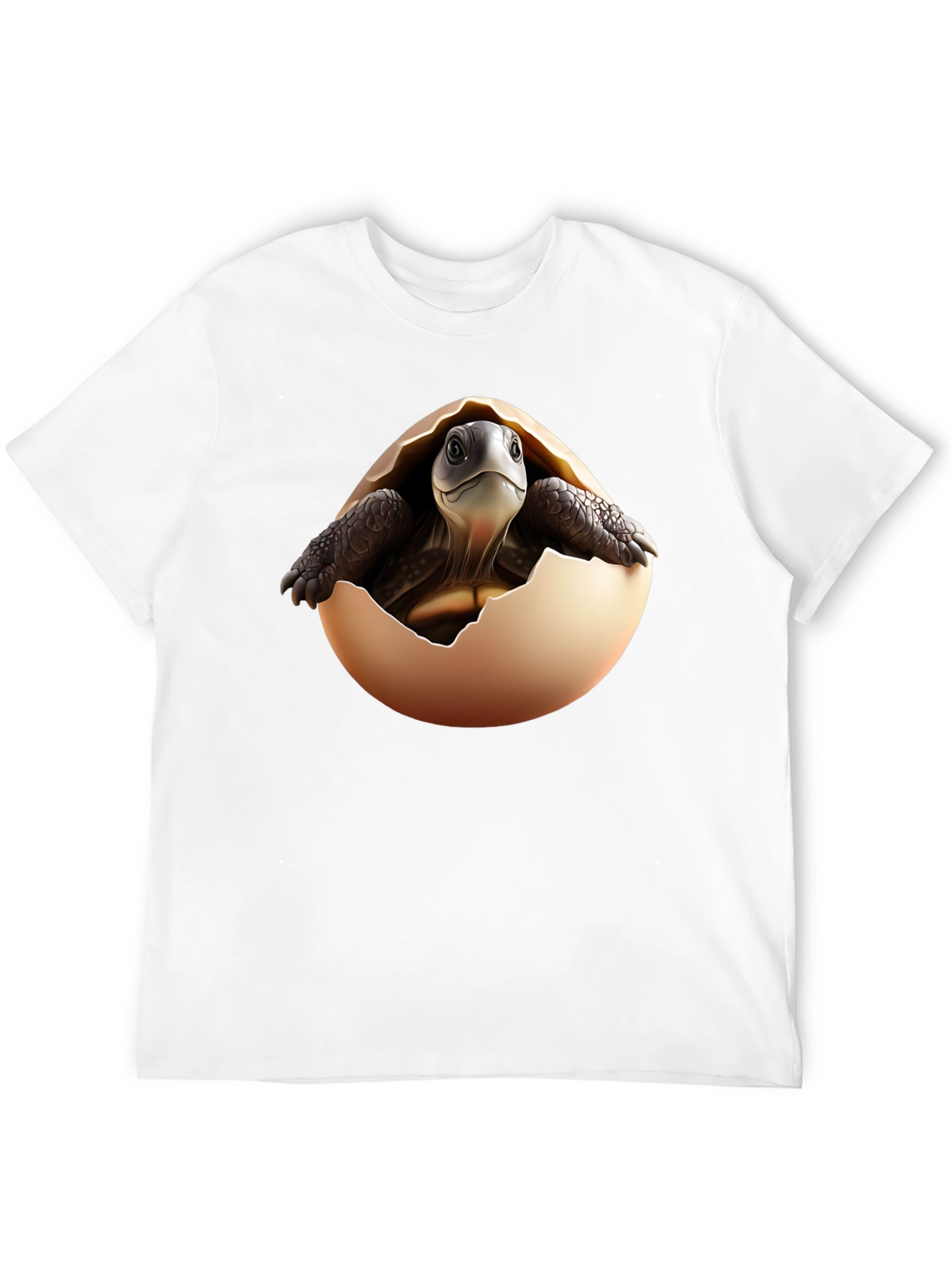Turtle Hatching Black T-Shirt