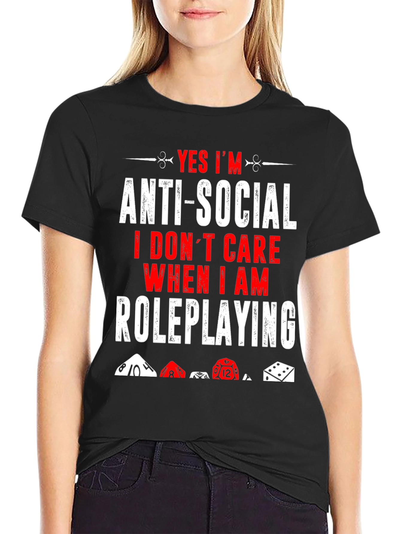 Anti-Social Roleplaying T-Shirt