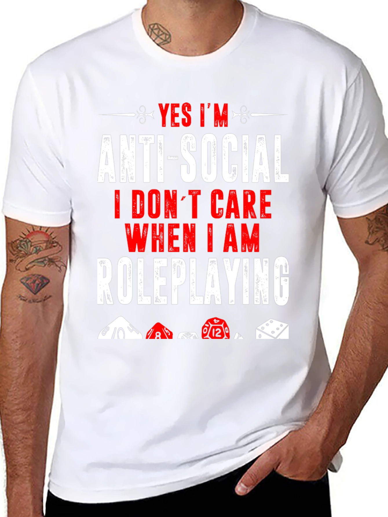 Anti-Social Roleplaying T-Shirt