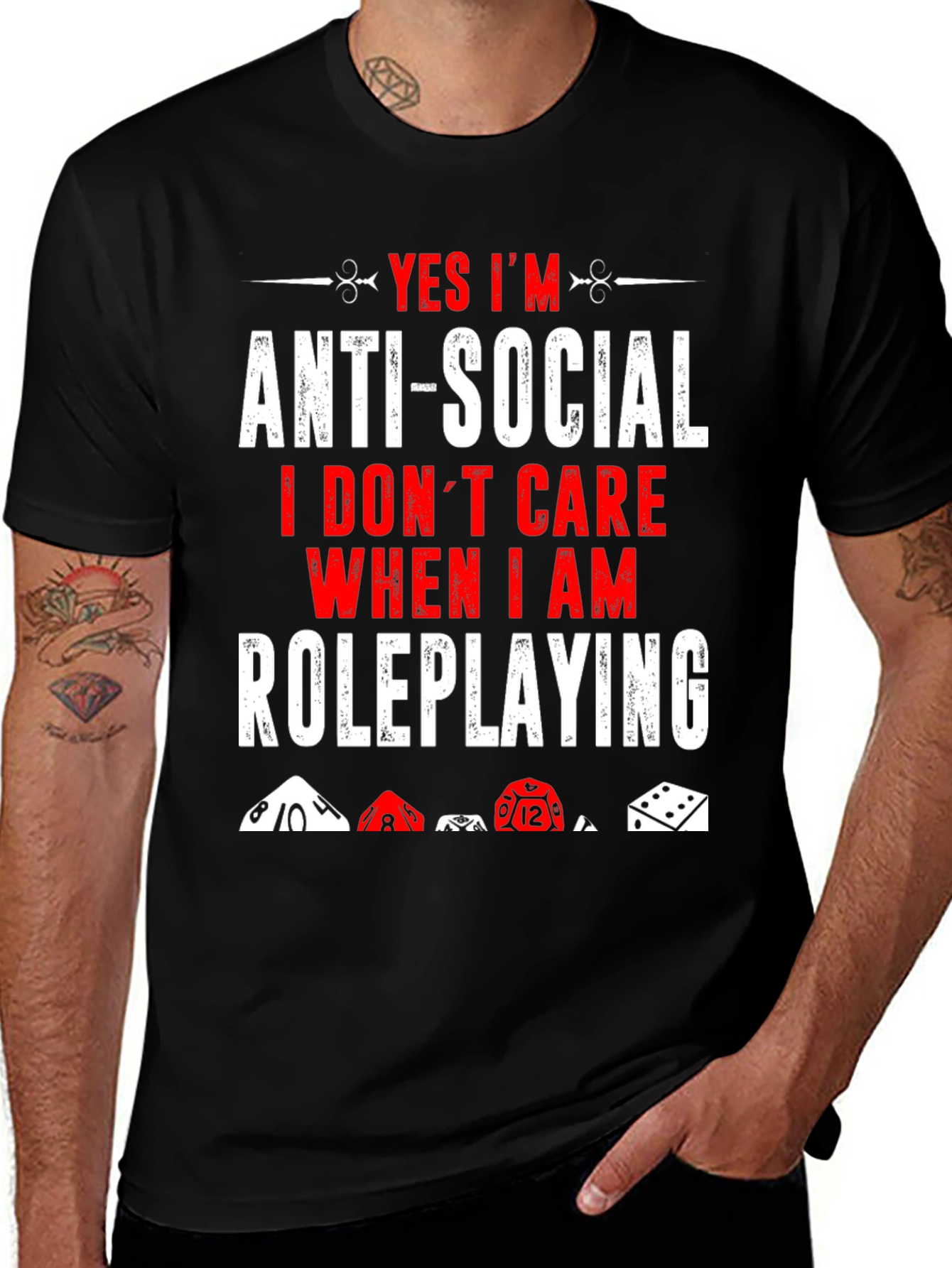 Anti-Social Roleplaying T-Shirt