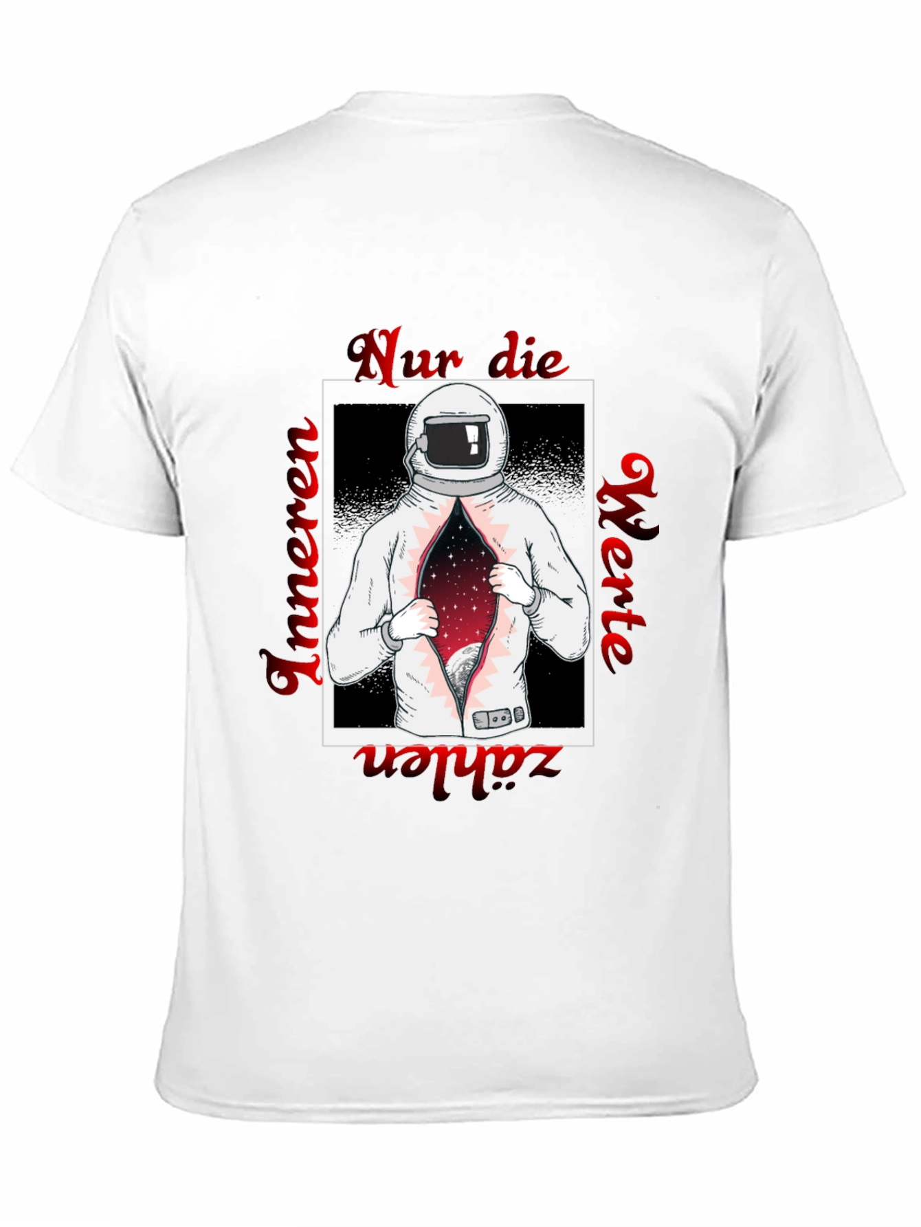 Astronaut Space T-Shirt - German Text Print