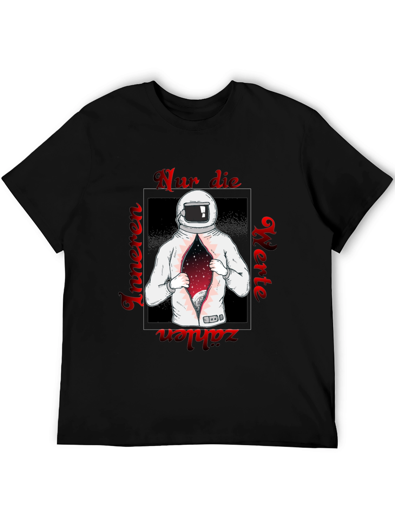 Astronaut Space T-Shirt - German Text Print