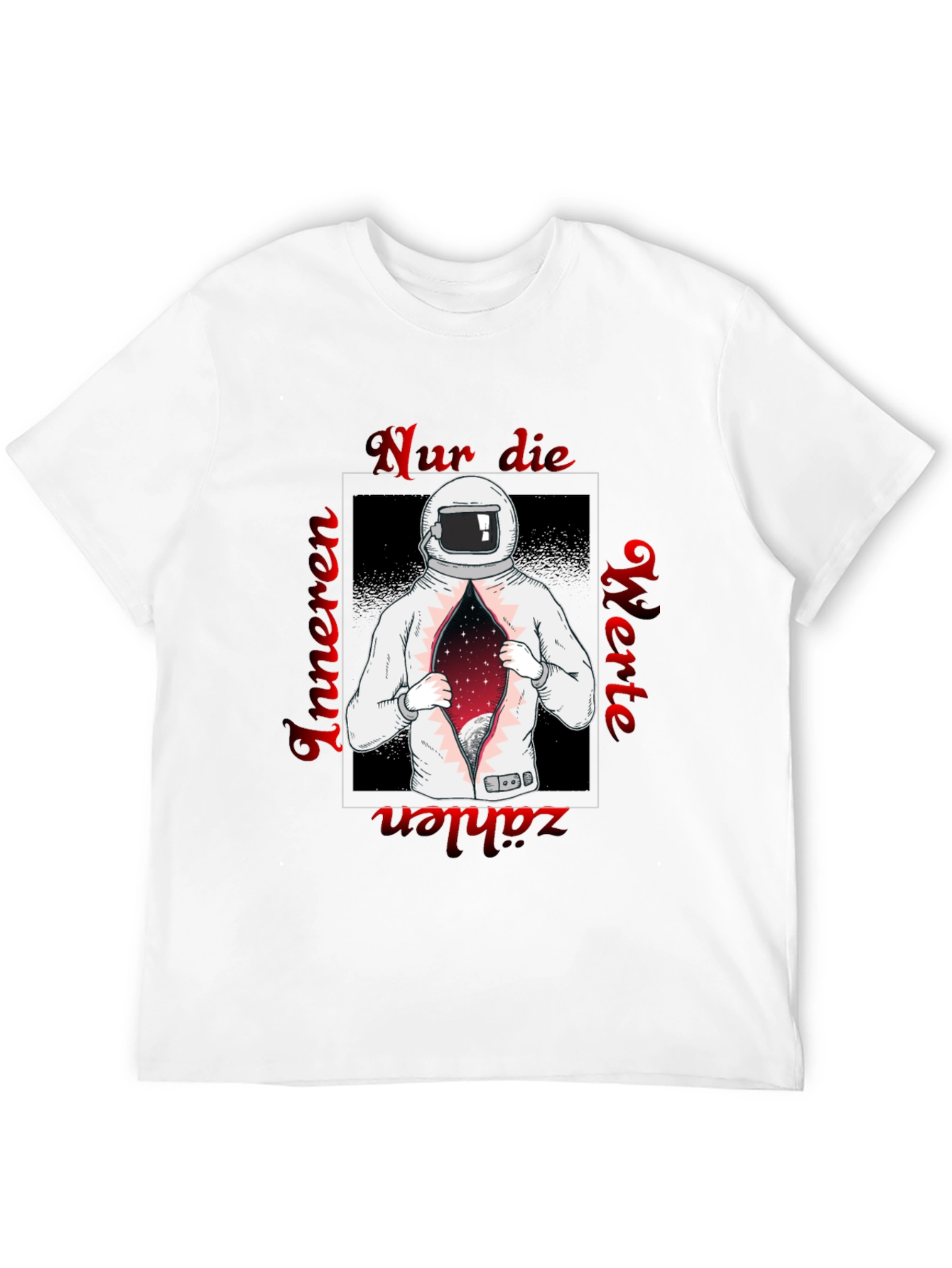 Astronaut Space T-Shirt - German Text Print