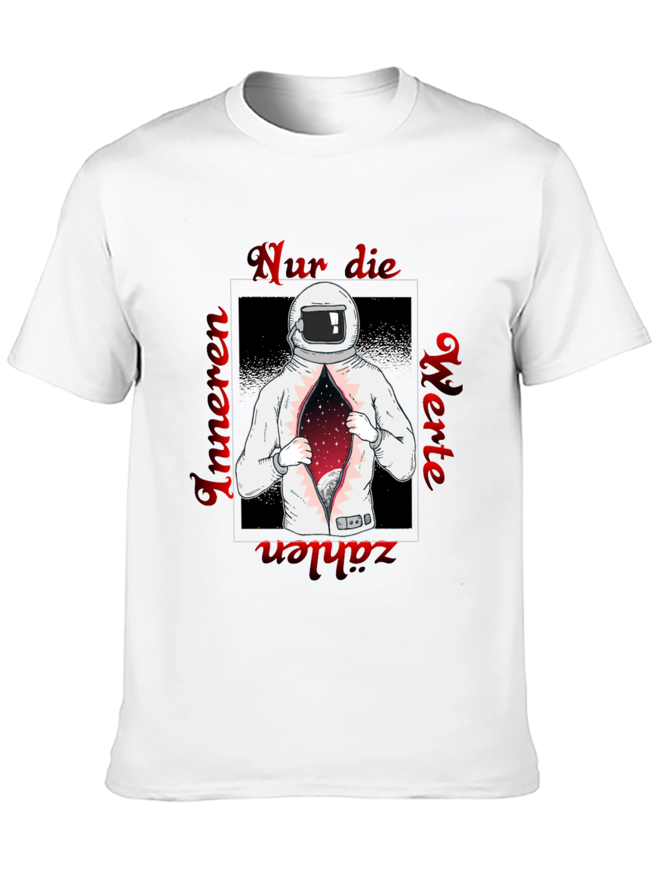 Astronaut Space T-Shirt - German Text Print