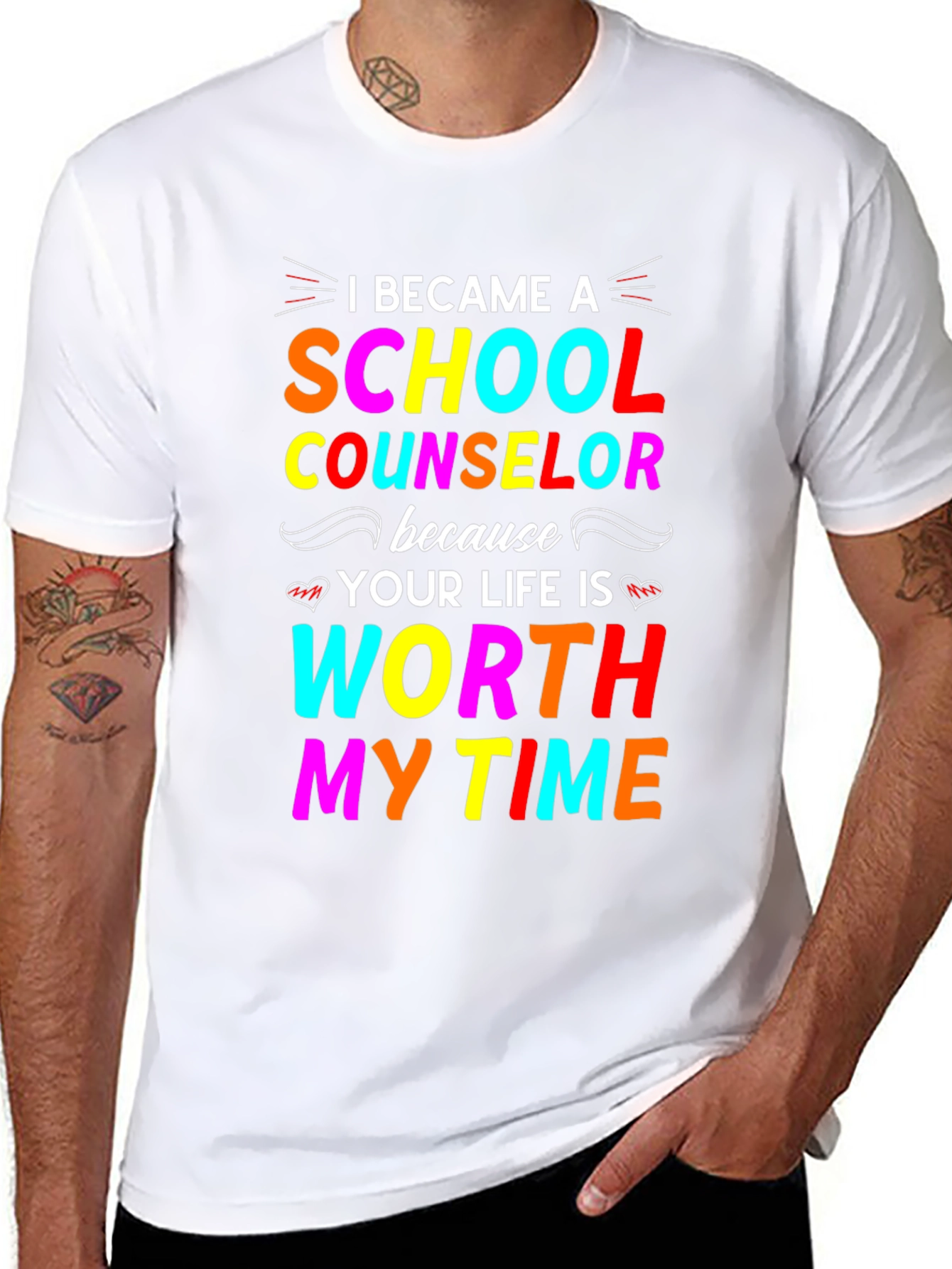 School Counselor T-Shirt - Worth My Time