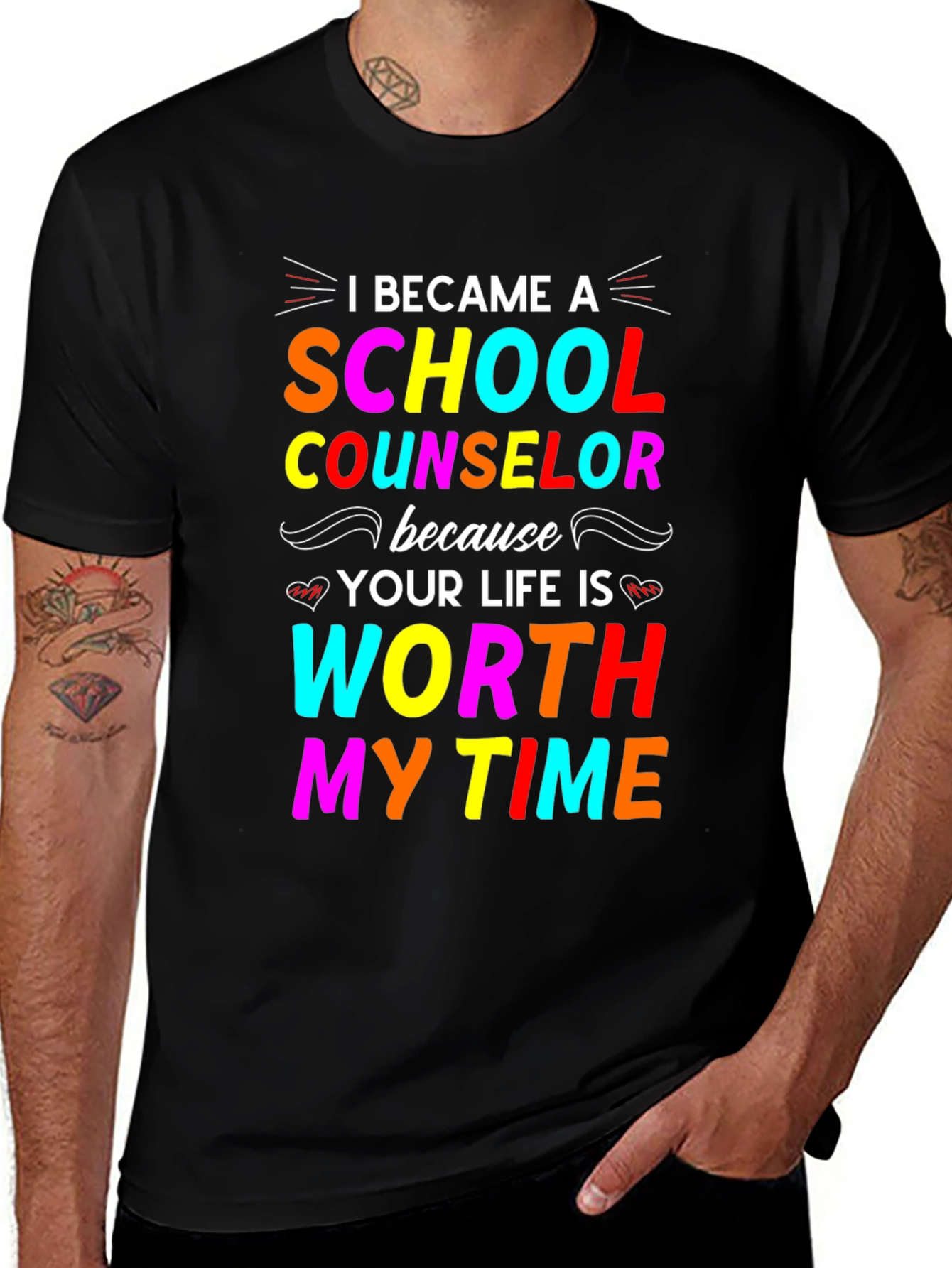 School Counselor T-Shirt - Worth My Time