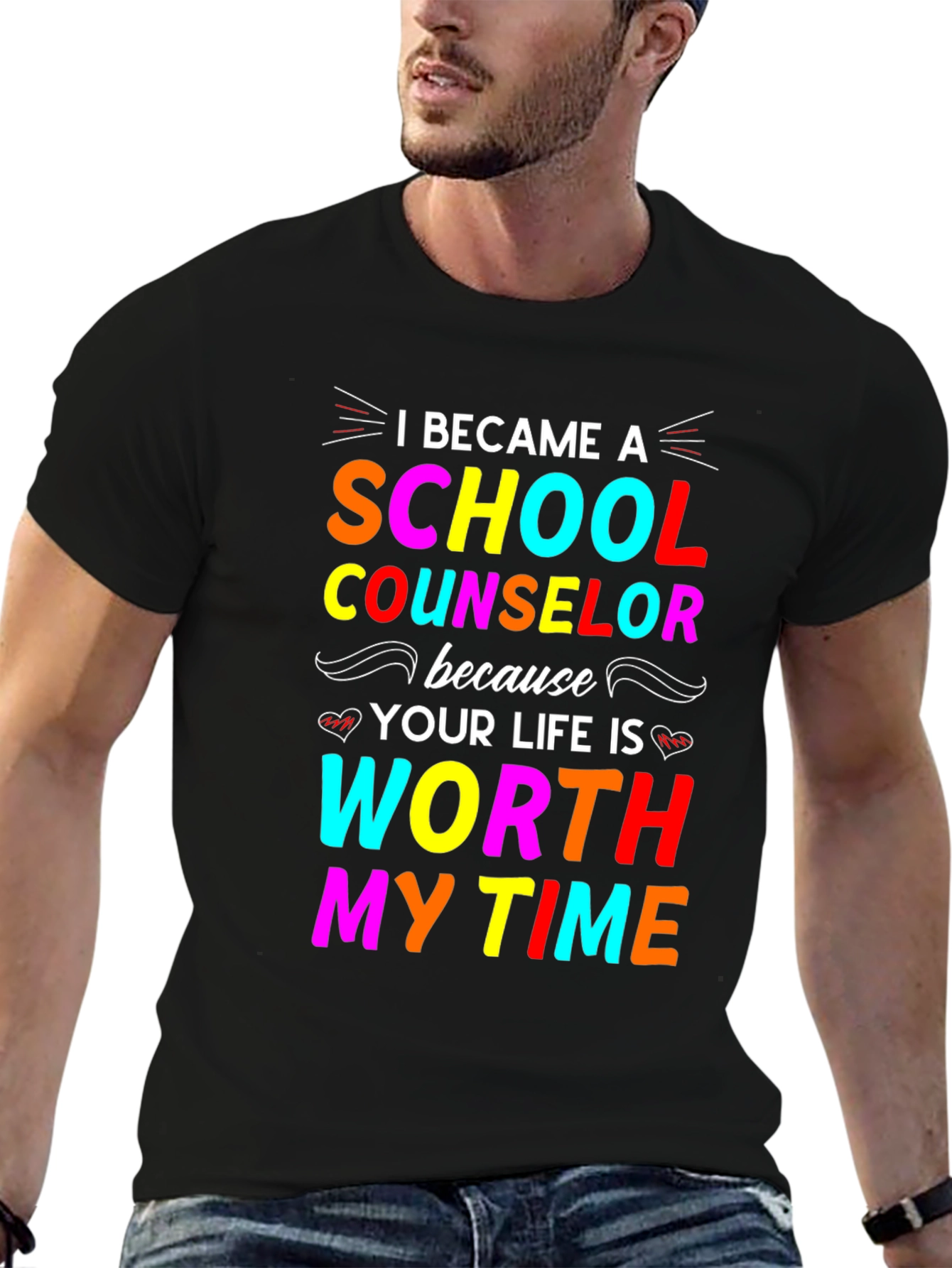School Counselor T-Shirt - Worth My Time
