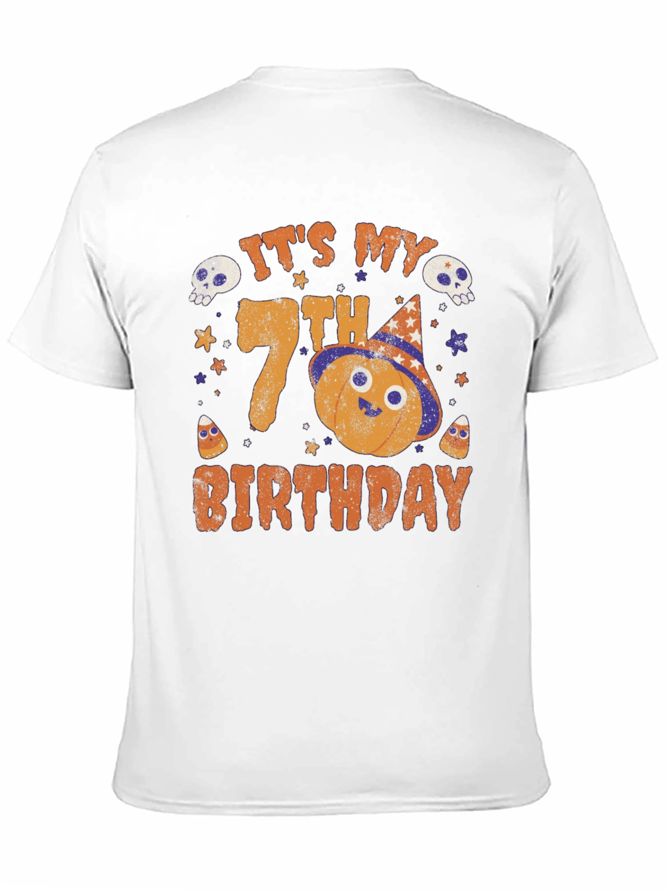 7th Birthday Halloween T-Shirt