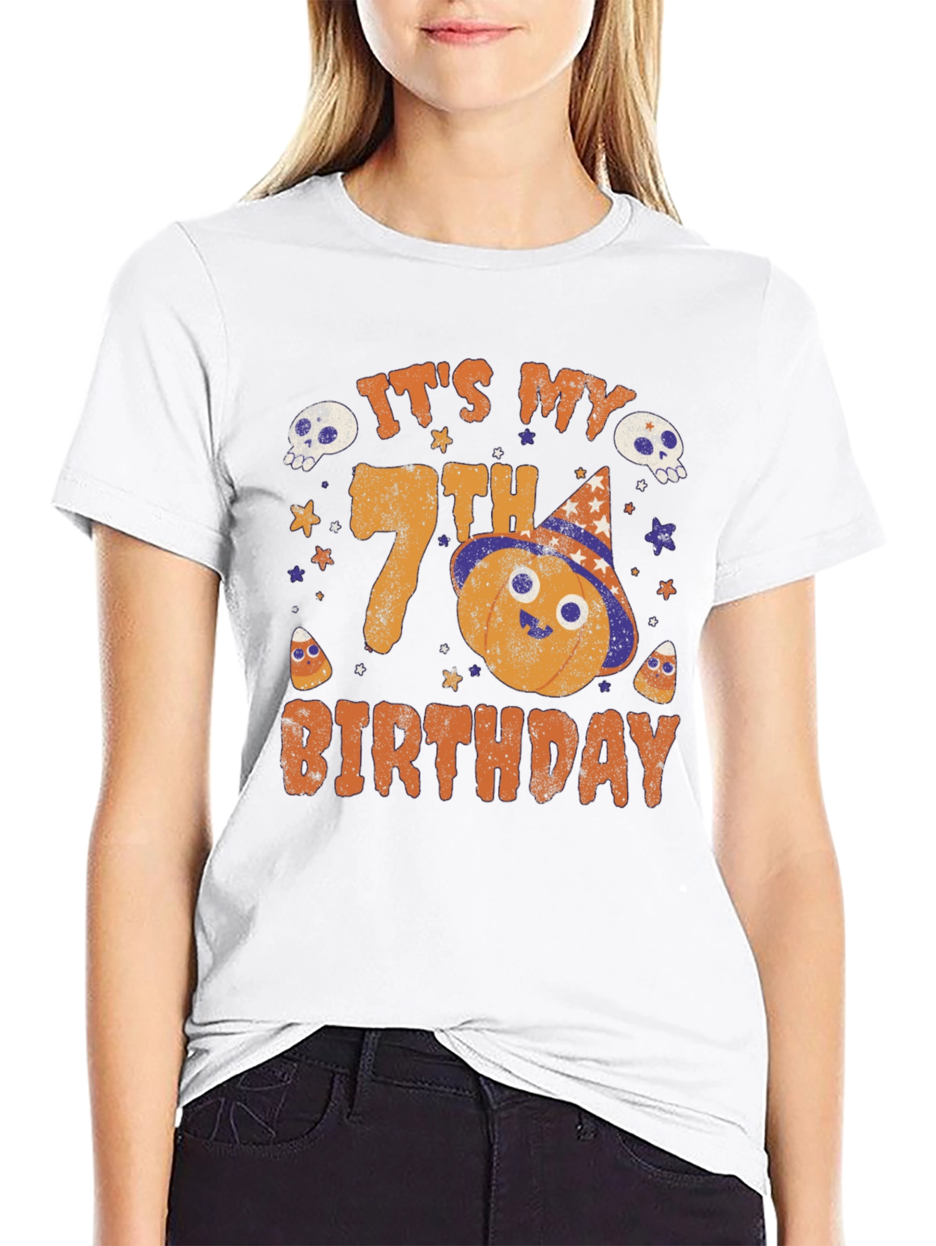 7th Birthday Halloween T-Shirt
